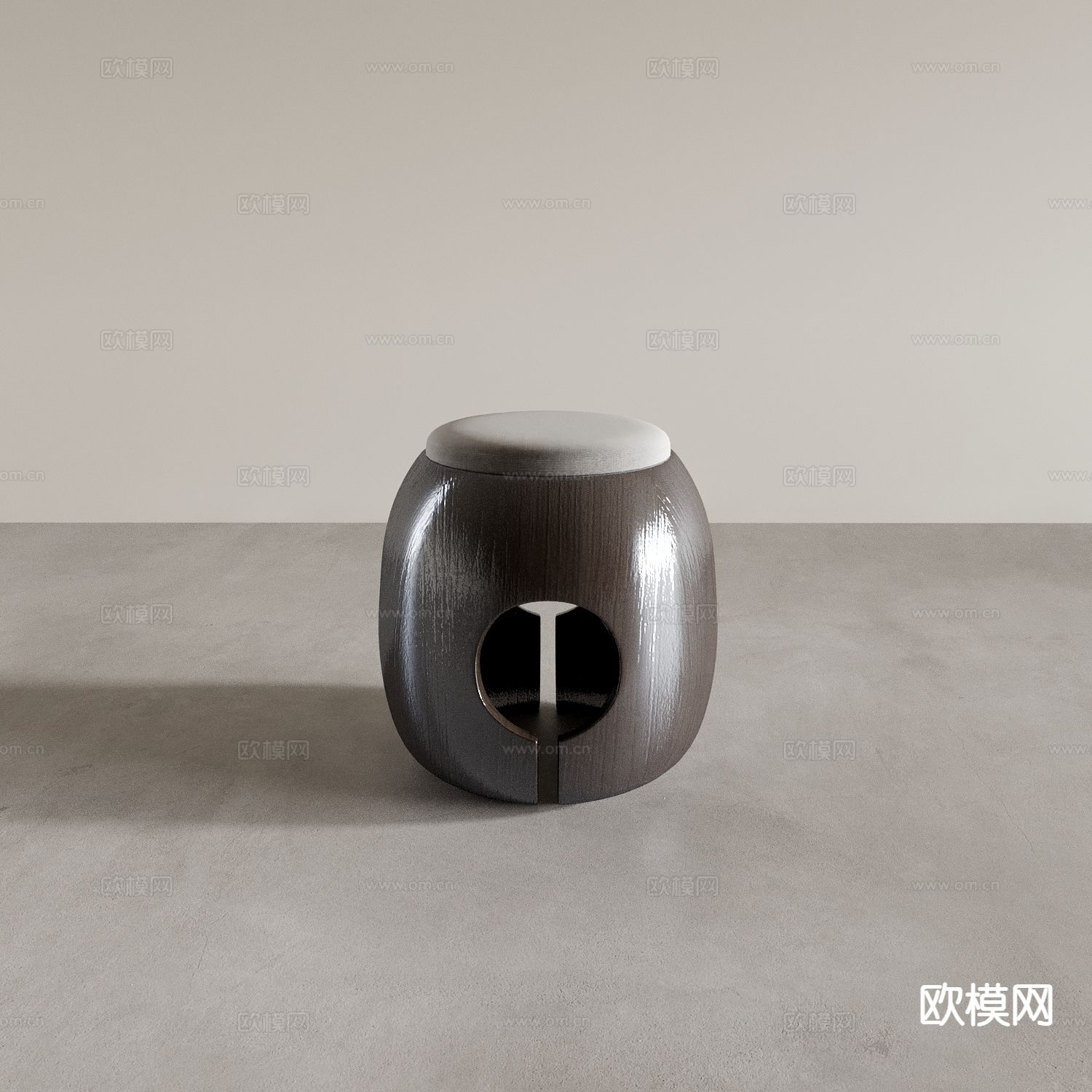 中式圆凳 凳子3d模型下载