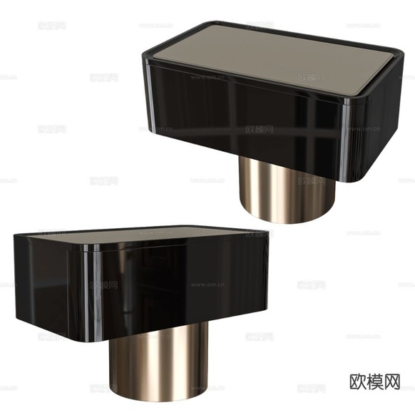 Esedra 现代床头柜3d模型下载