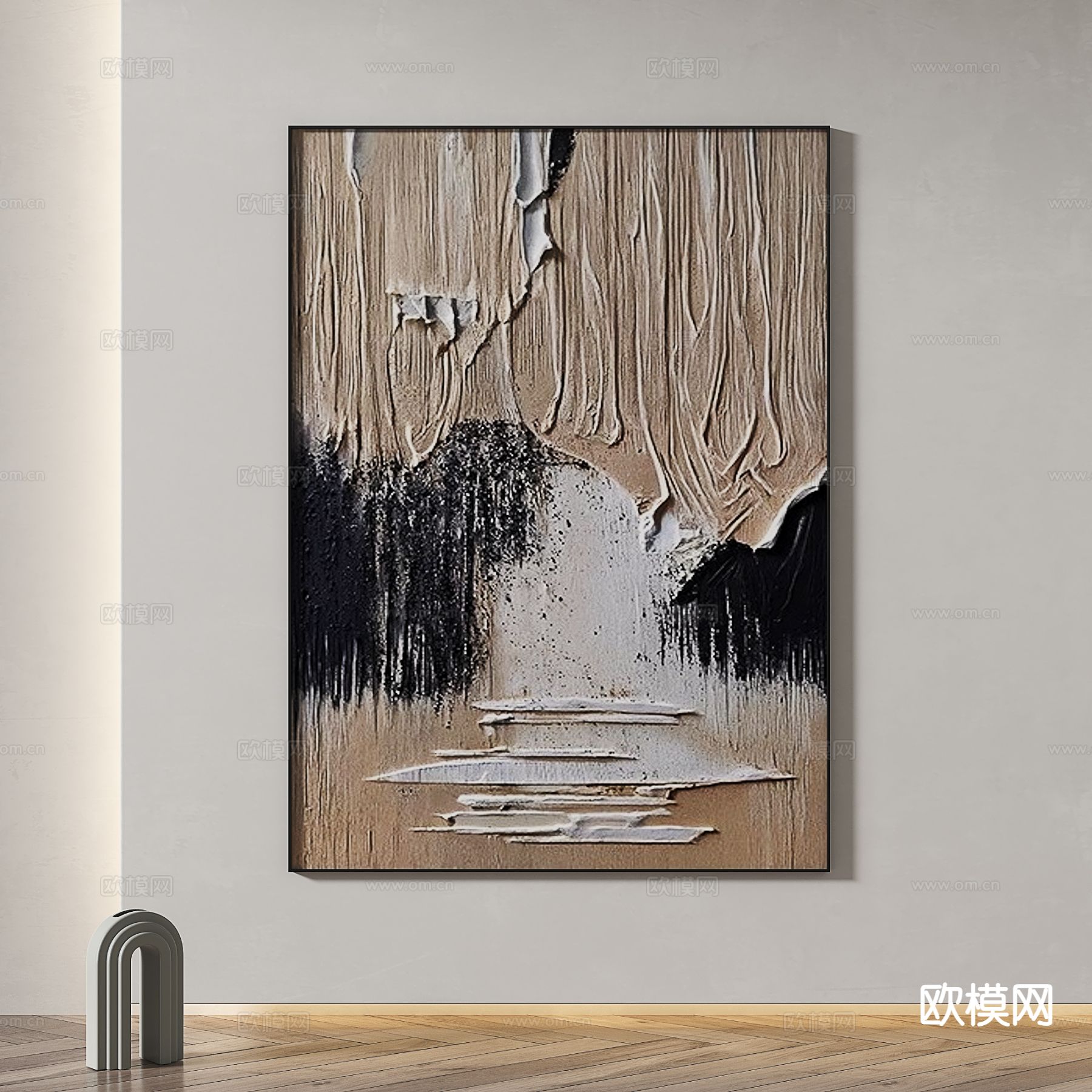 艺术画 肌理画 装饰画3d模型