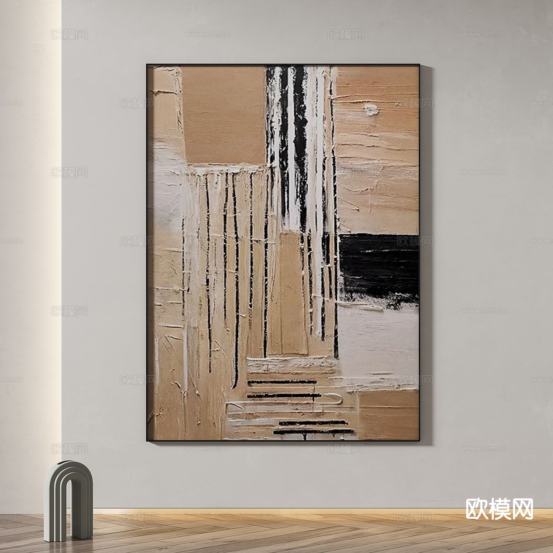 艺术画 肌理画 装饰画3d模型