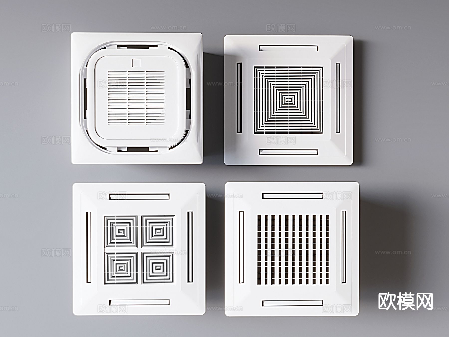 空调出风口 排风口 中央空调3d模型