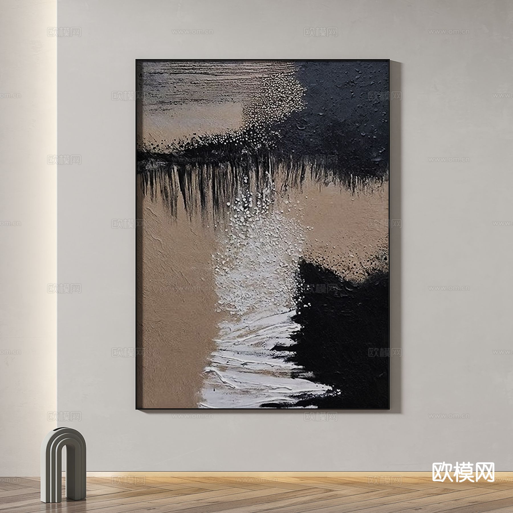 艺术画 肌理画 装饰画3d模型