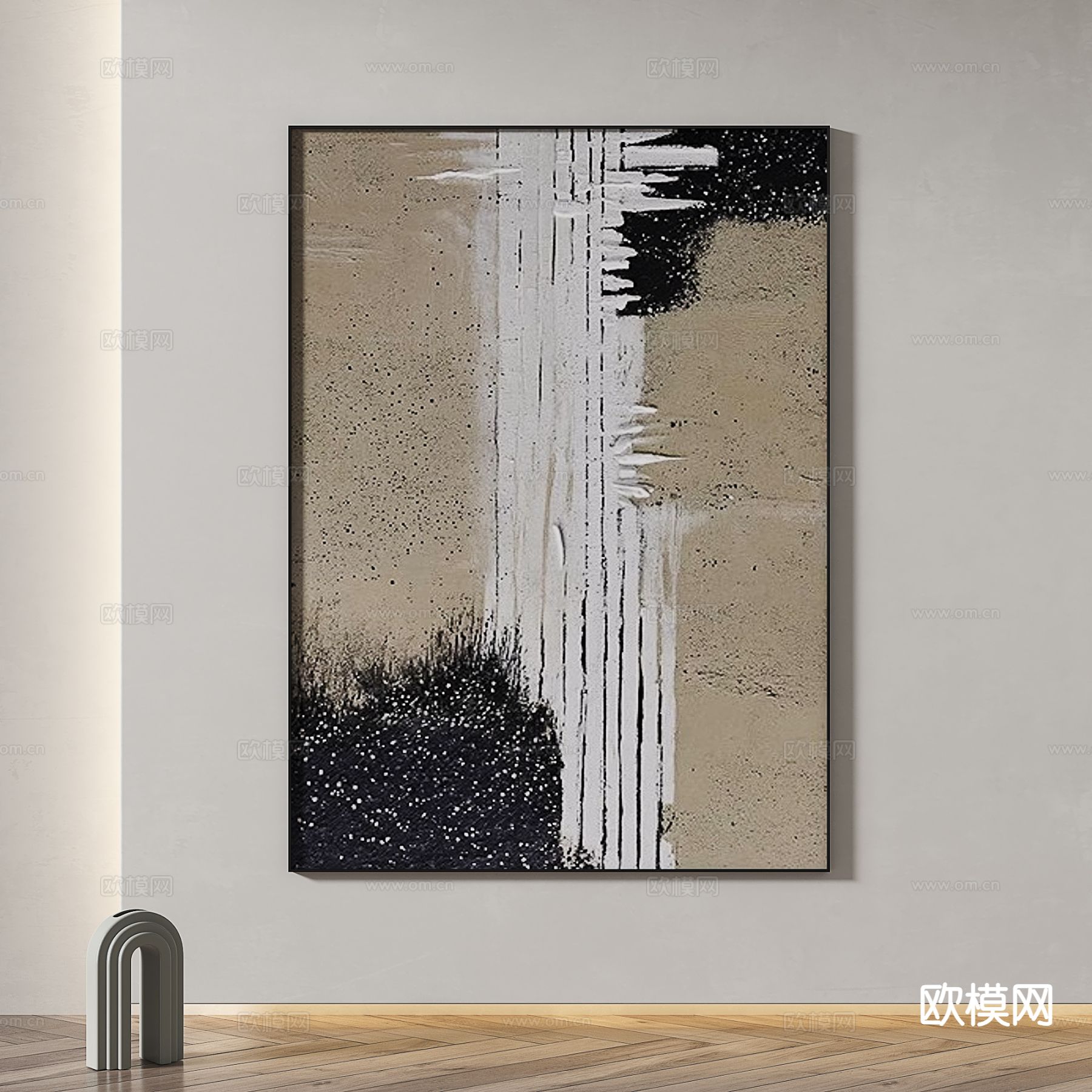 艺术画 肌理画 装饰画3d模型