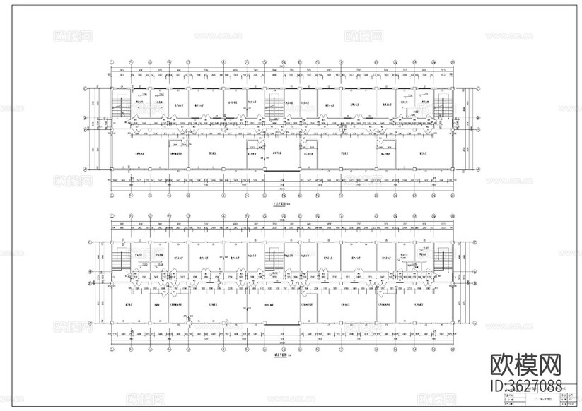 學校實驗樓 教學樓CAD施工圖下載(渲染圖4)