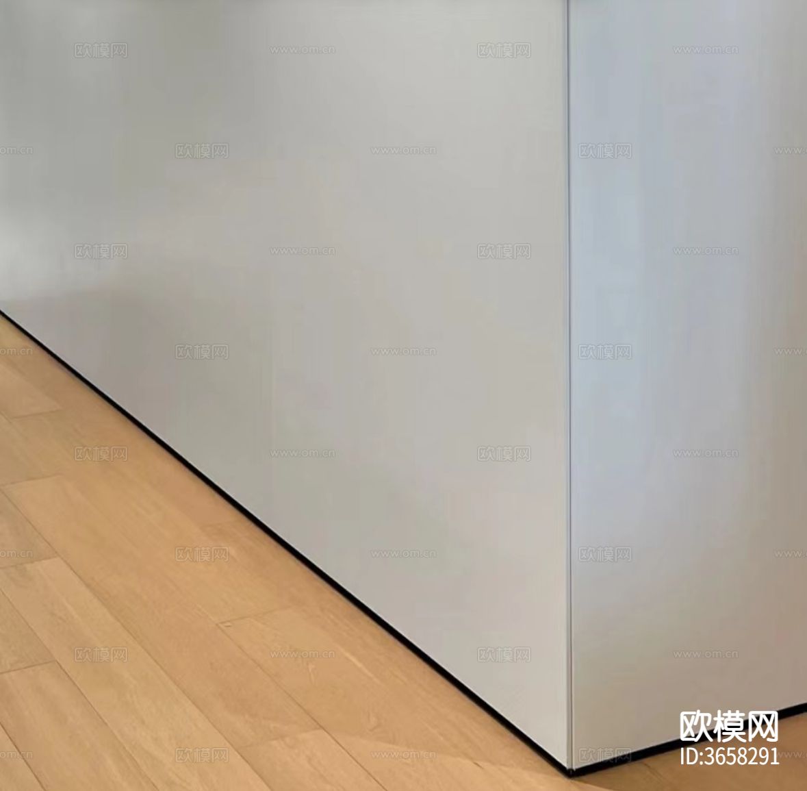 2024极窄隐形踢脚线cad节点详图下载（渲染图1）