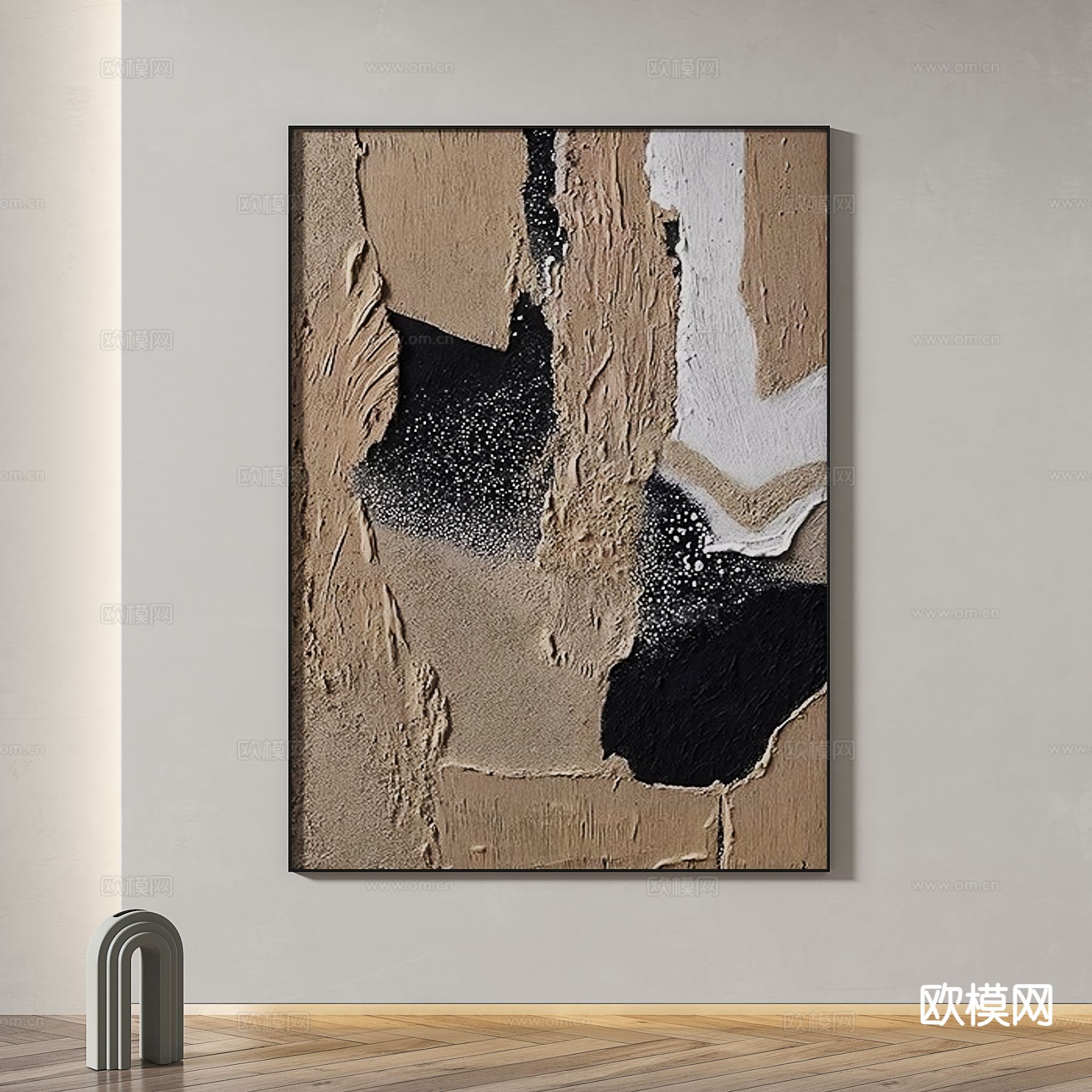 艺术画 肌理画 装饰画3d模型