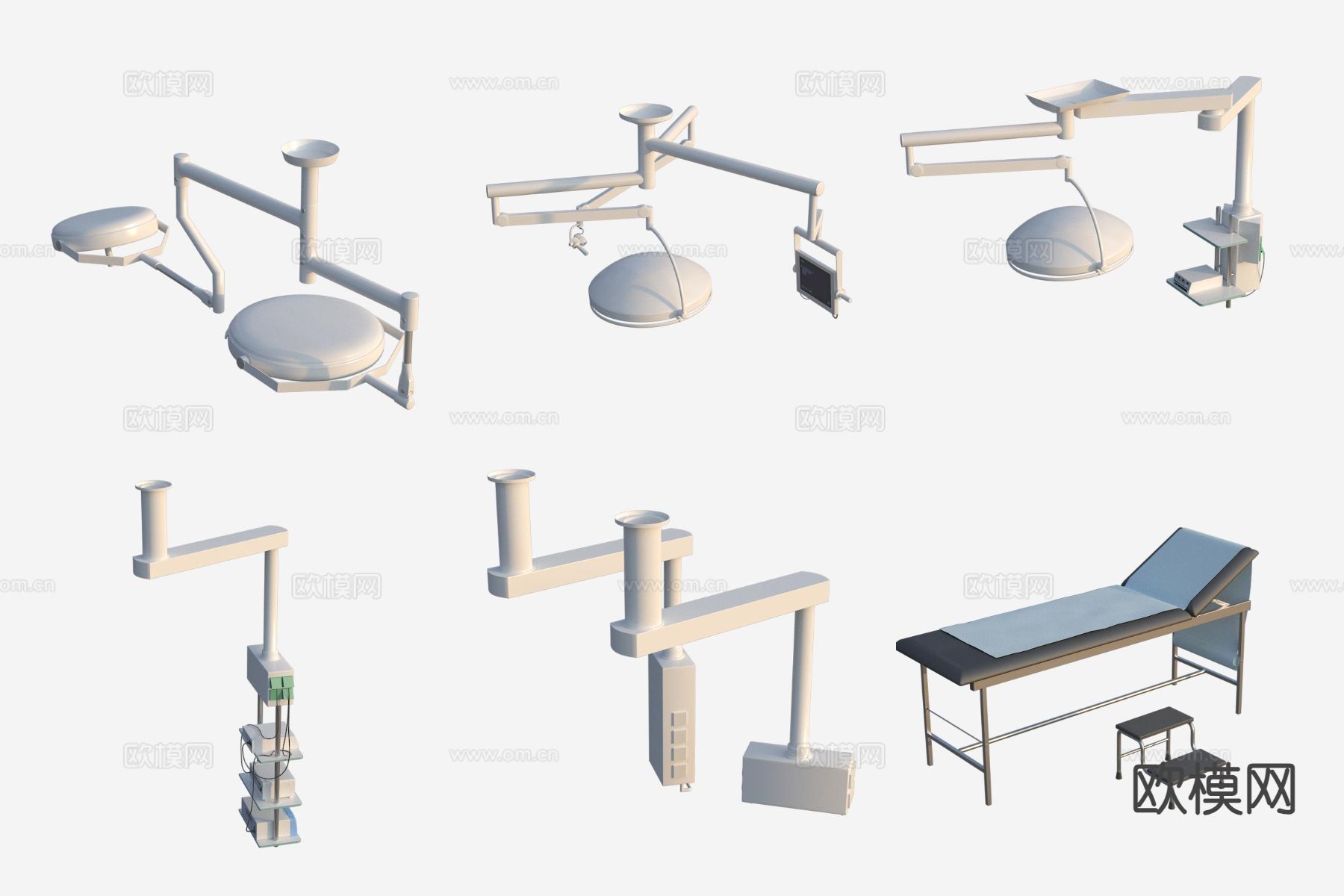 医院设备 医疗器具 器材机器3d模型