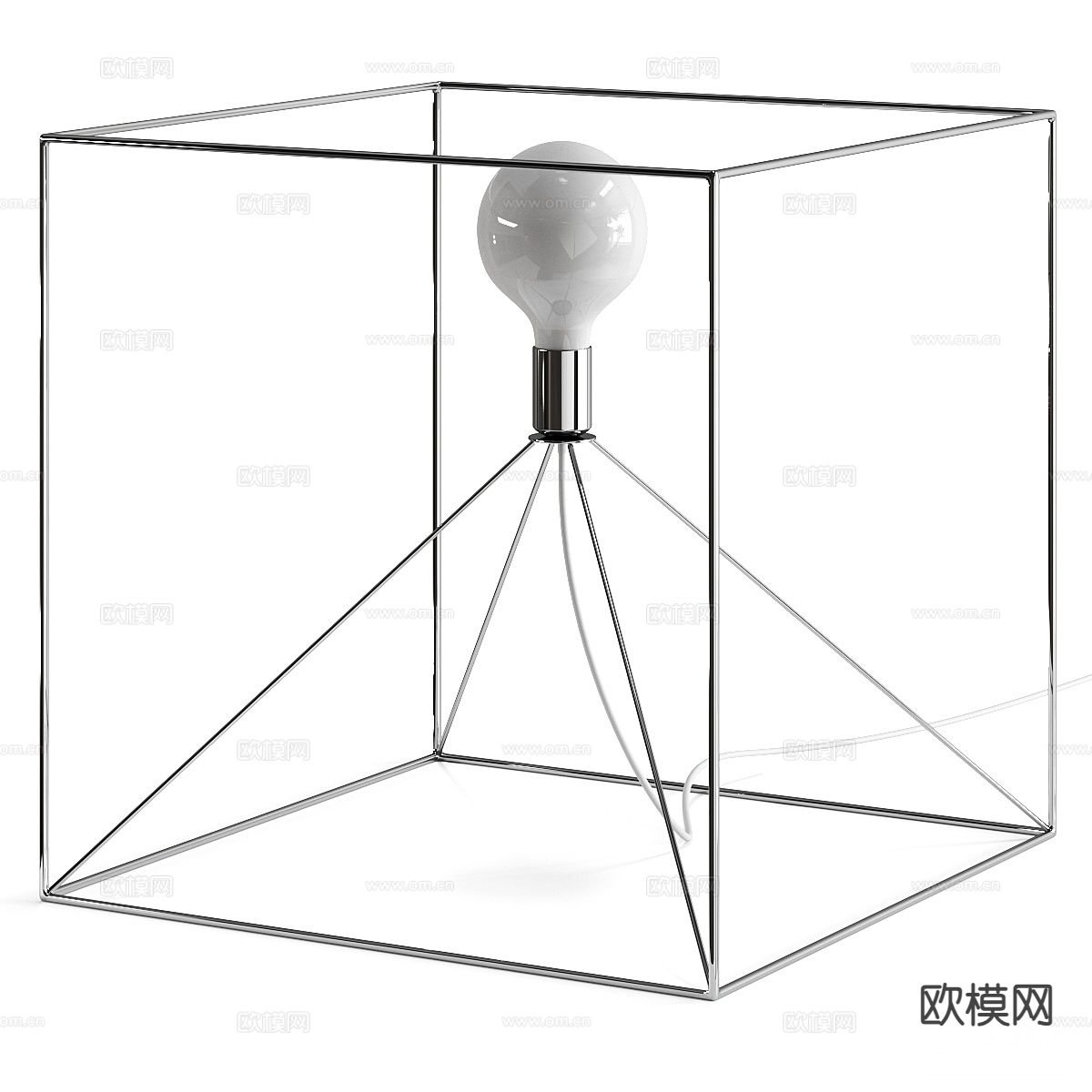 极简台灯3d模型