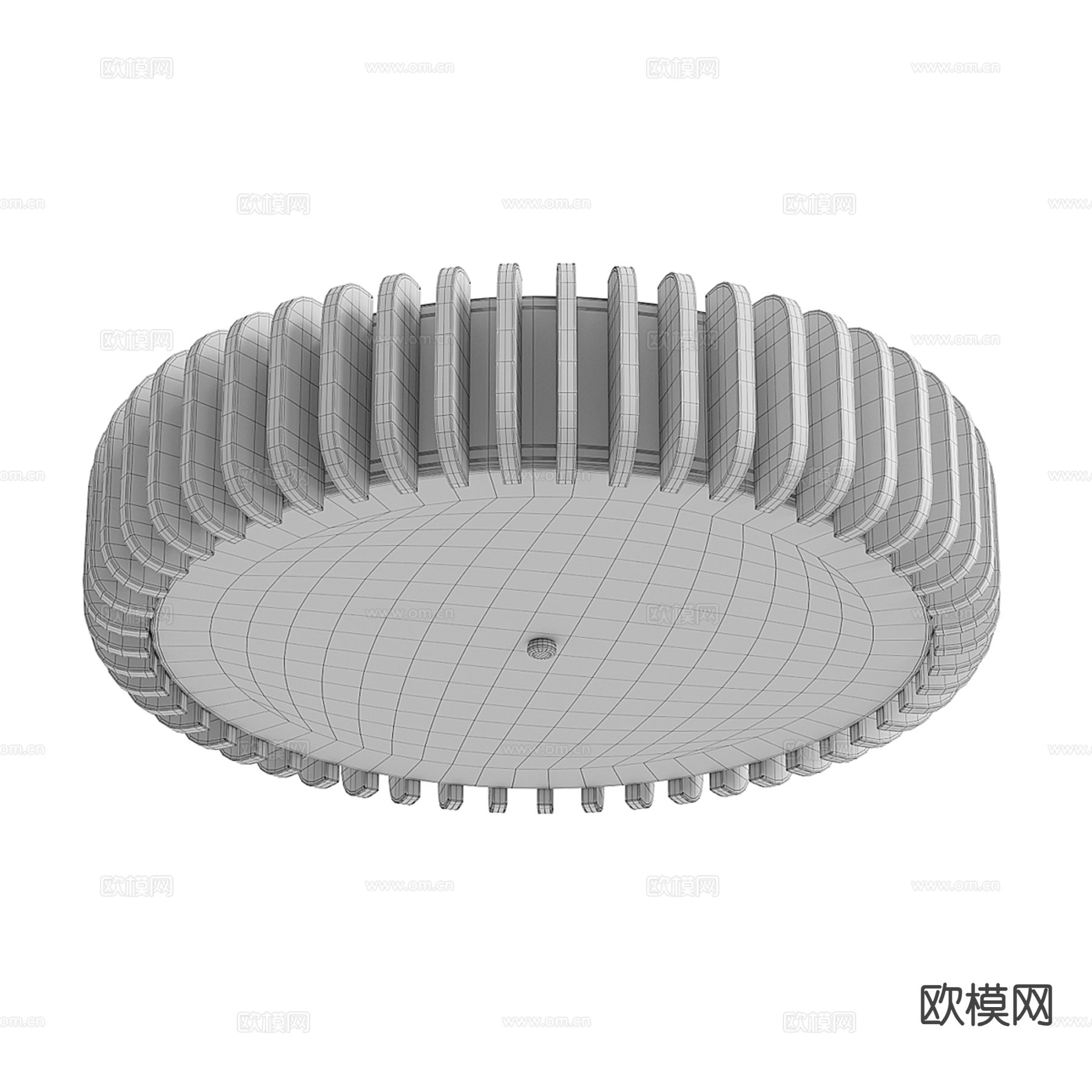 侘寂风吸顶灯 圆形吸顶灯3d模型