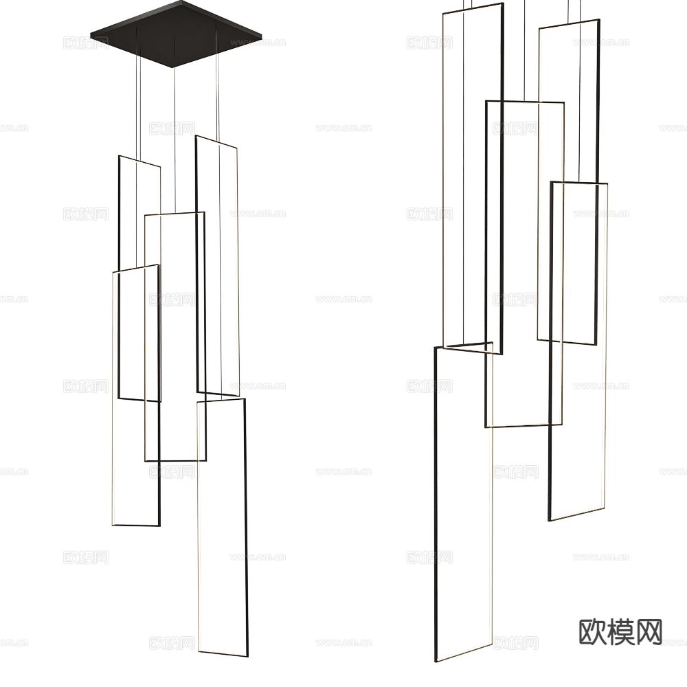 GLODE 创意吊灯 艺术吊灯3d模型