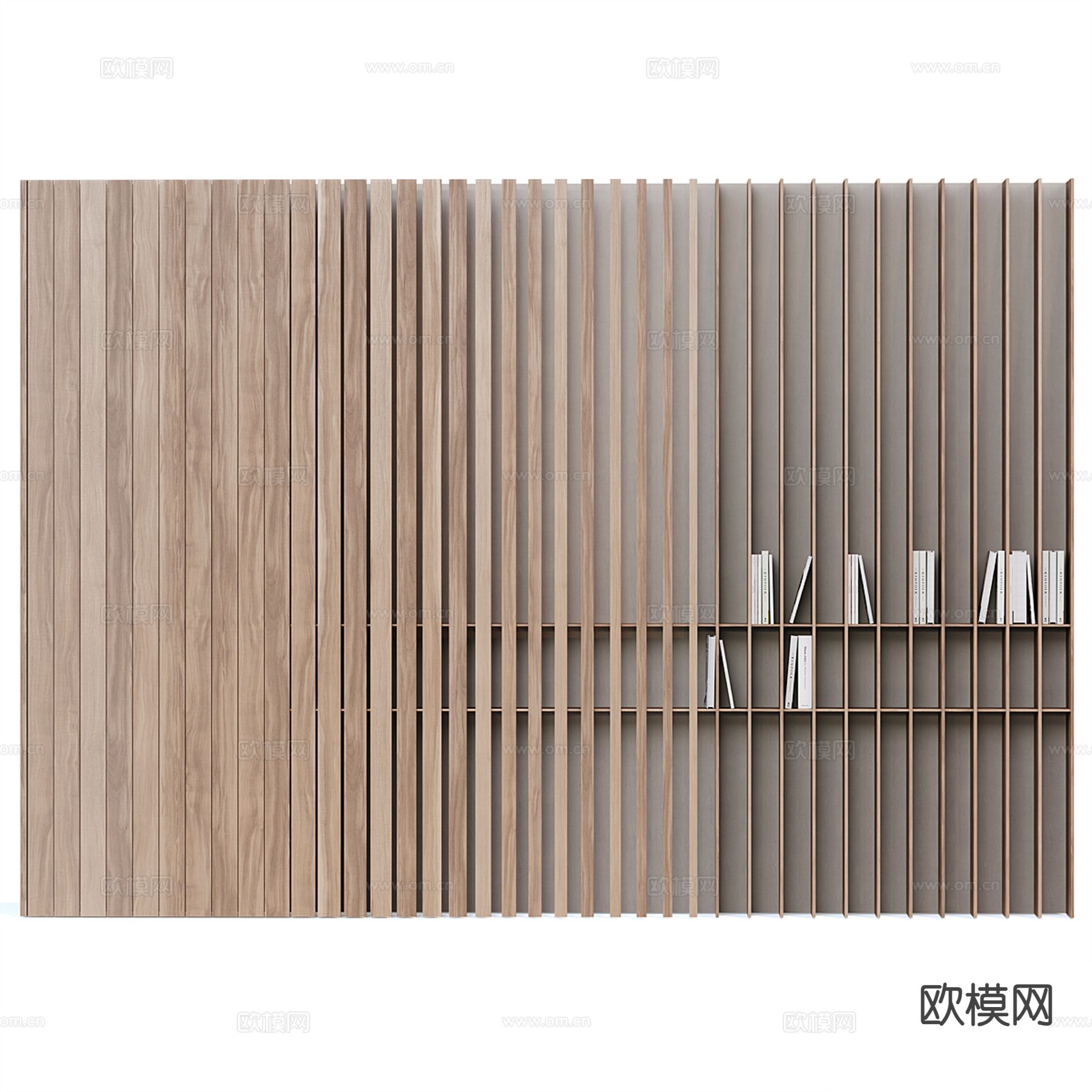 新中式书柜 装饰柜3d模型