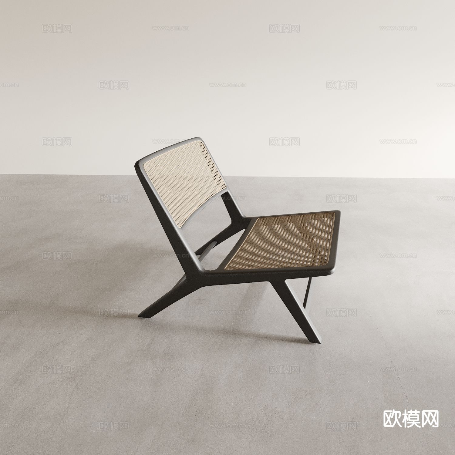 侘寂椅子 休闲椅3d模型下载