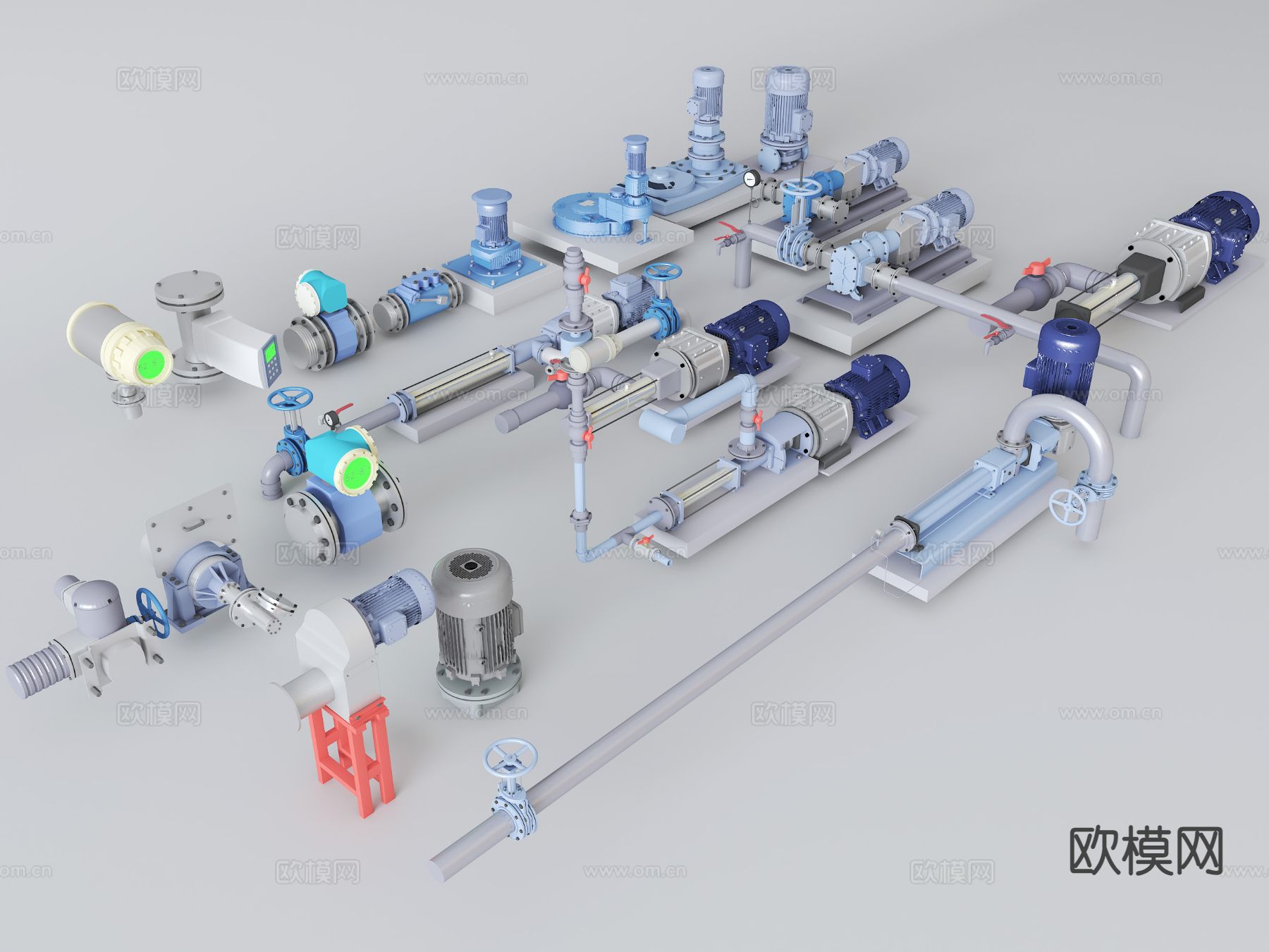 工业设备 机械设备 水泵3d模型