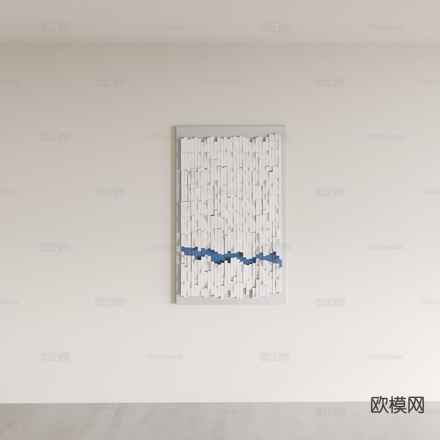 立体画 装饰画 艺术画 挂画3d模型