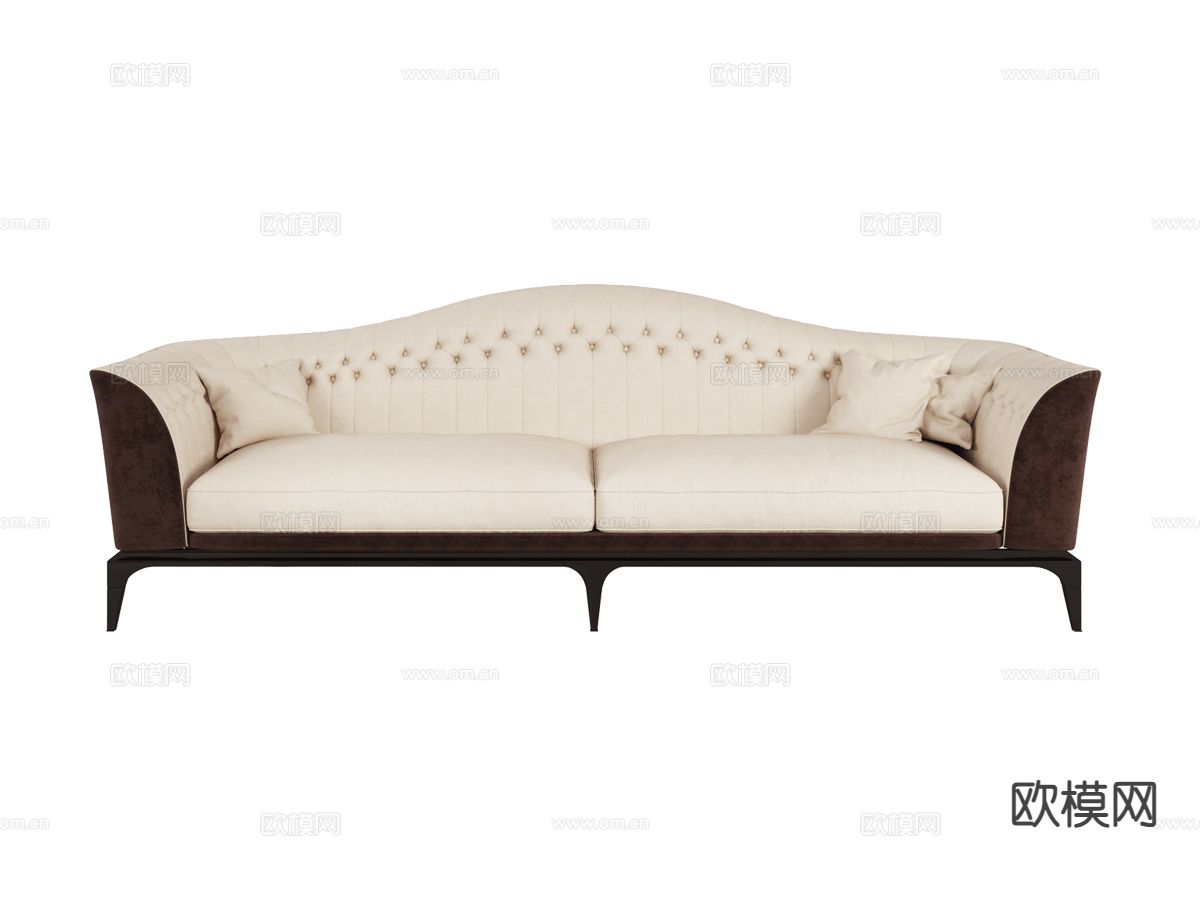 Visionnaire-Freyr 双人沙发3d模型下载（渲染图1）