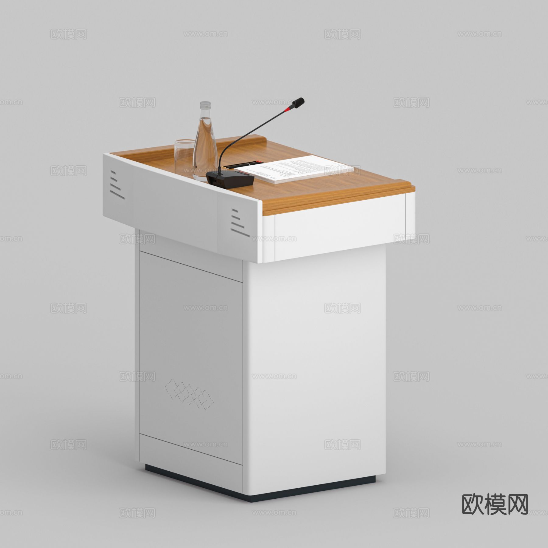 演讲台 智能讲台 讲台3d模型