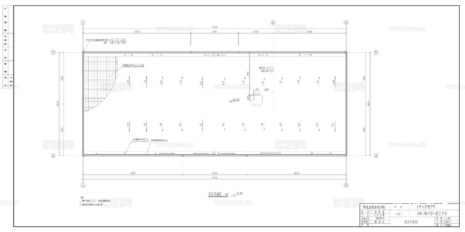 教學樓建施圖cad施工圖下載(渲染圖4)