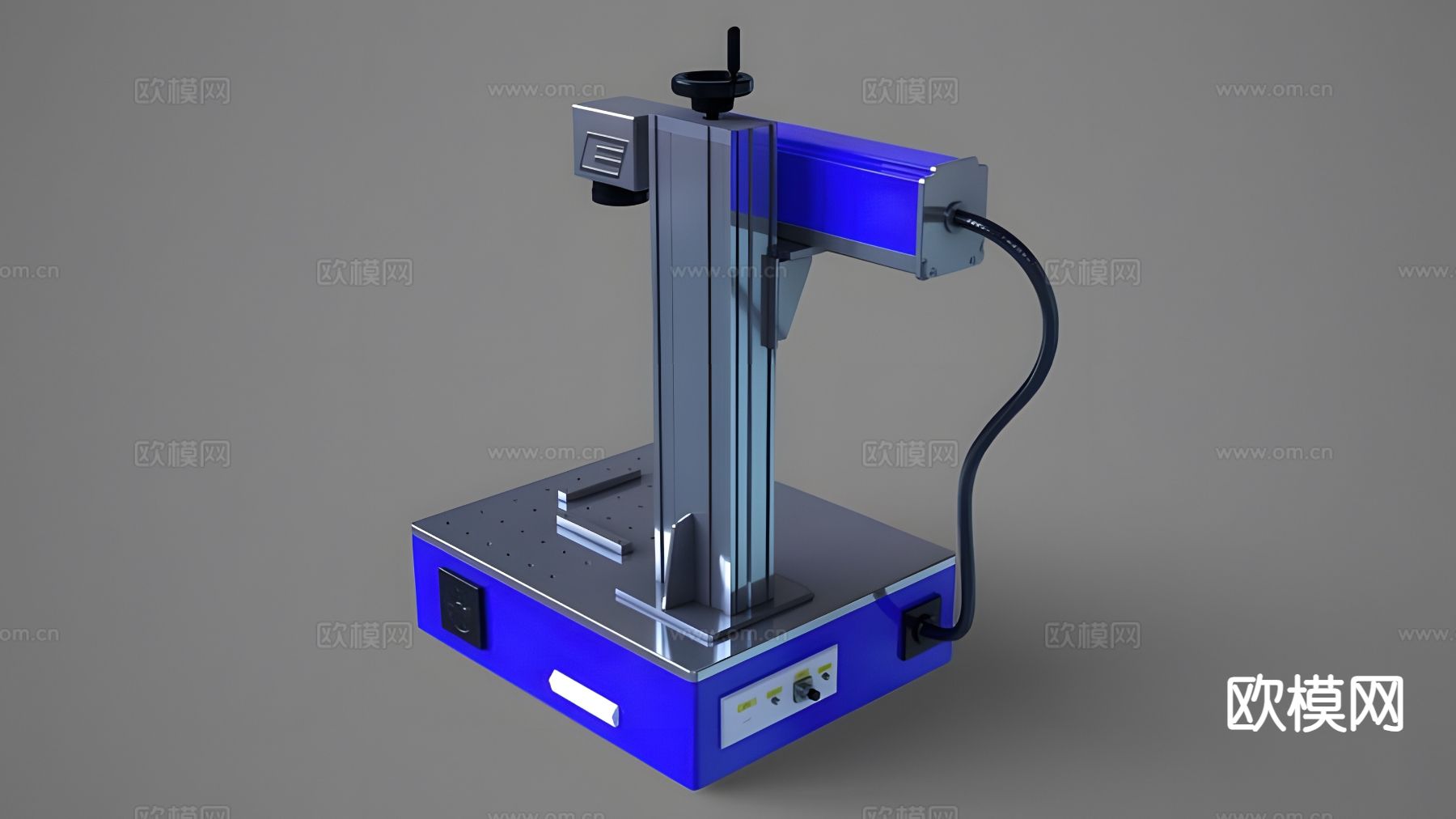 光纤激光雕刻机3d模型