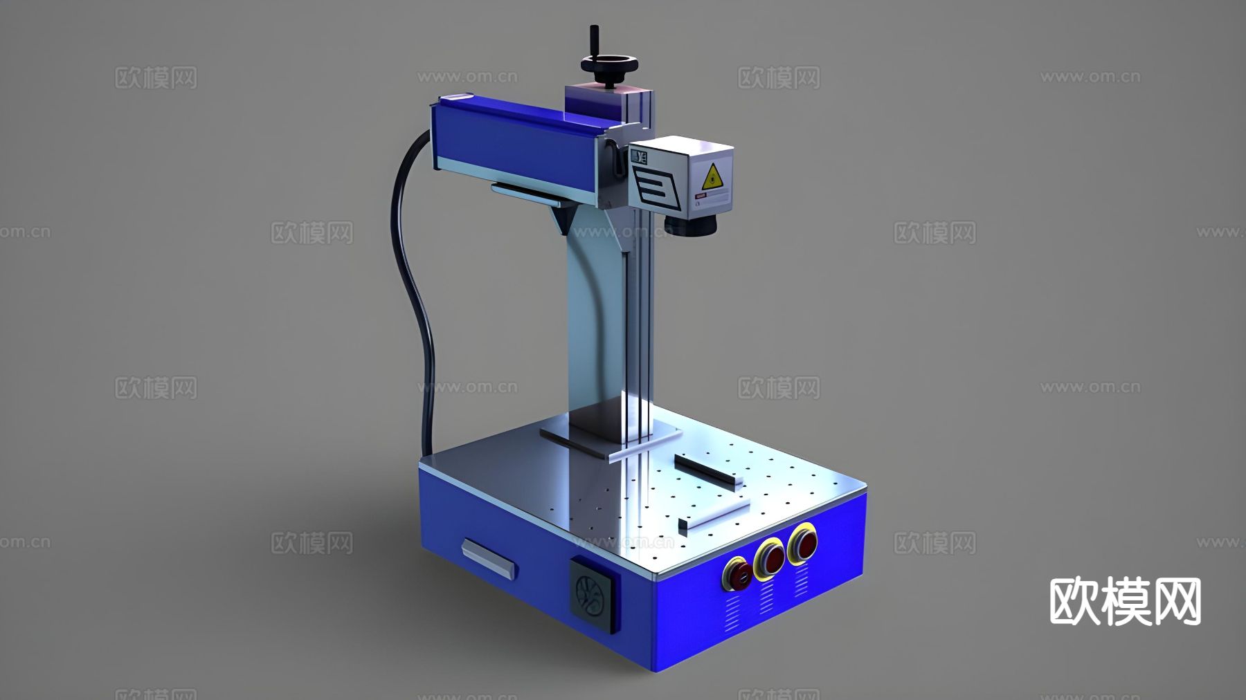 光纤激光雕刻机3d模型