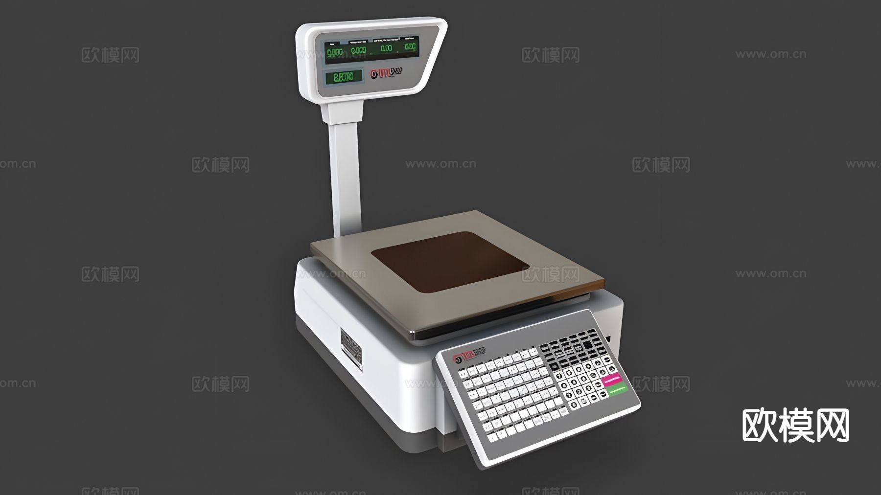 称重秤 电子秤3d模型