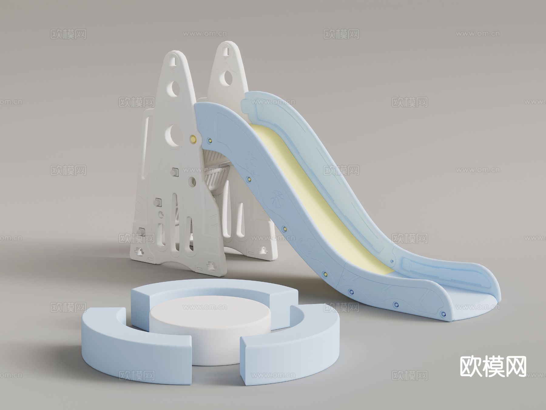 儿童玩具 儿童滑梯3d模型下载