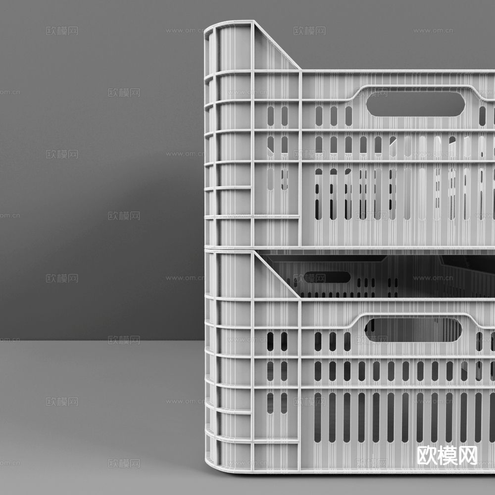 塑料蔬菜篮 置物篮3d模型