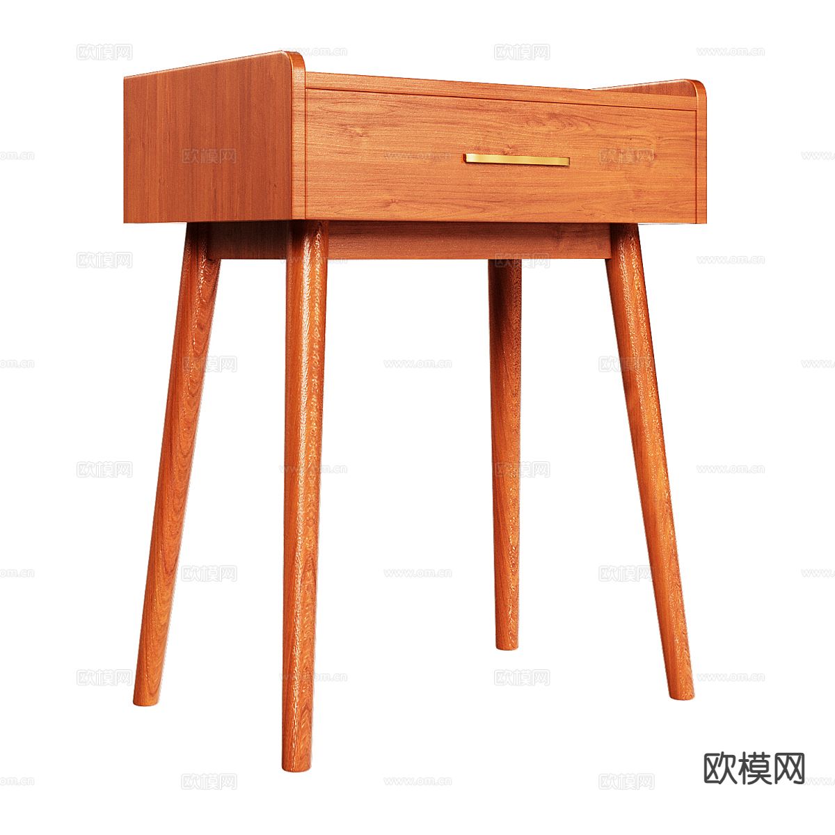 北欧床头柜3d模型下载