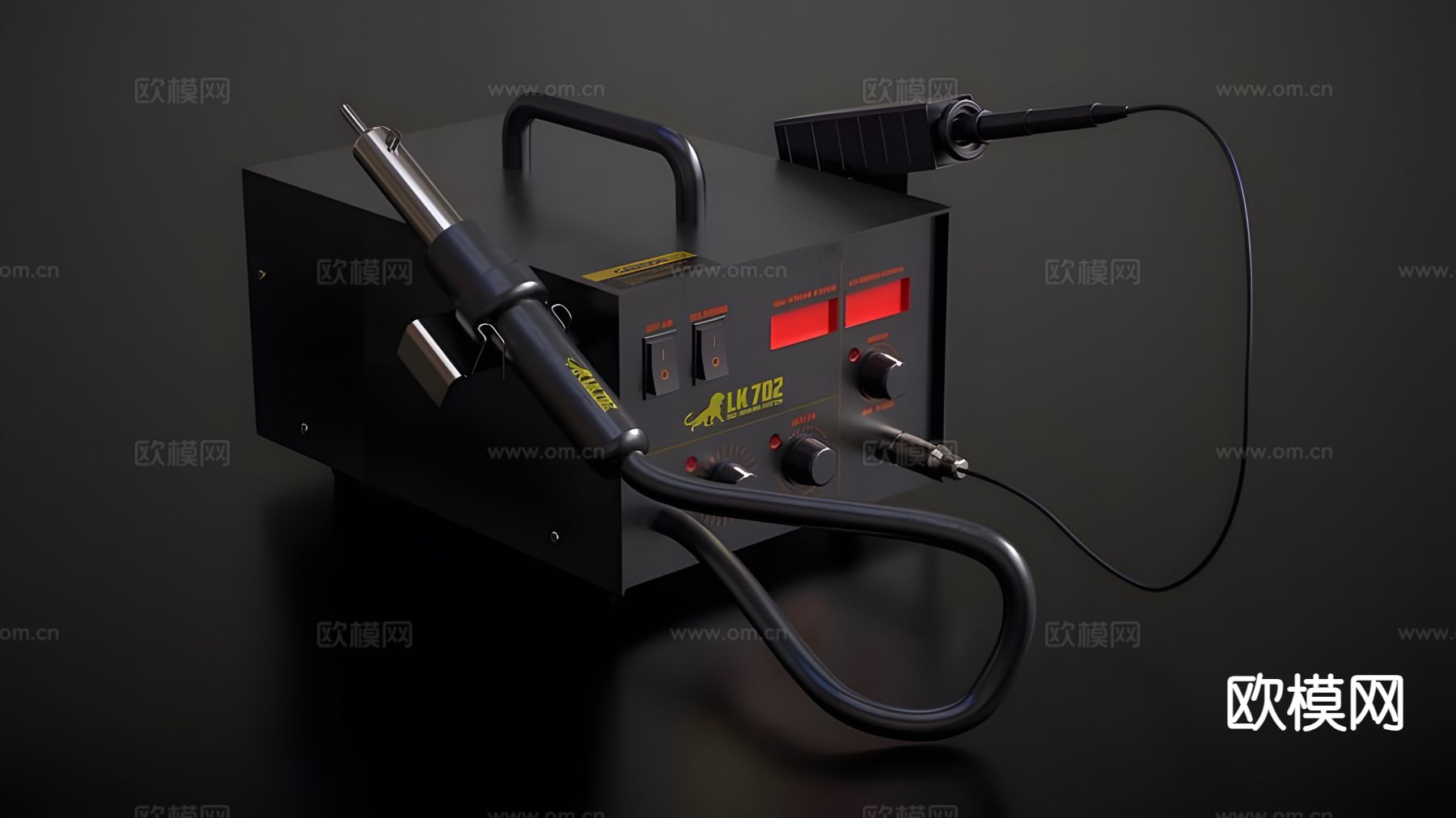 现代焊台3d模型下载（渲染图1）