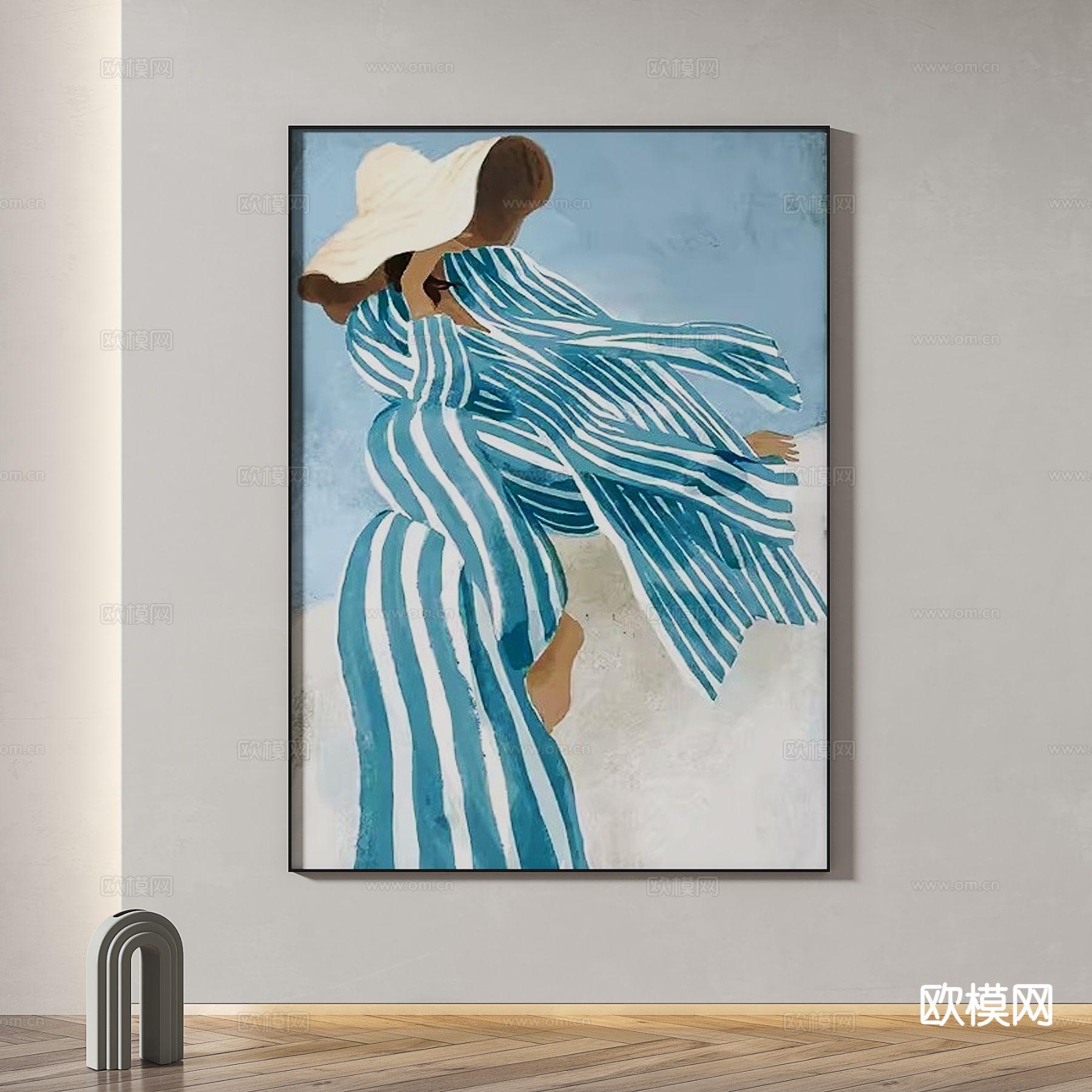 装饰画 人像画 艺术画 挂画3d模型