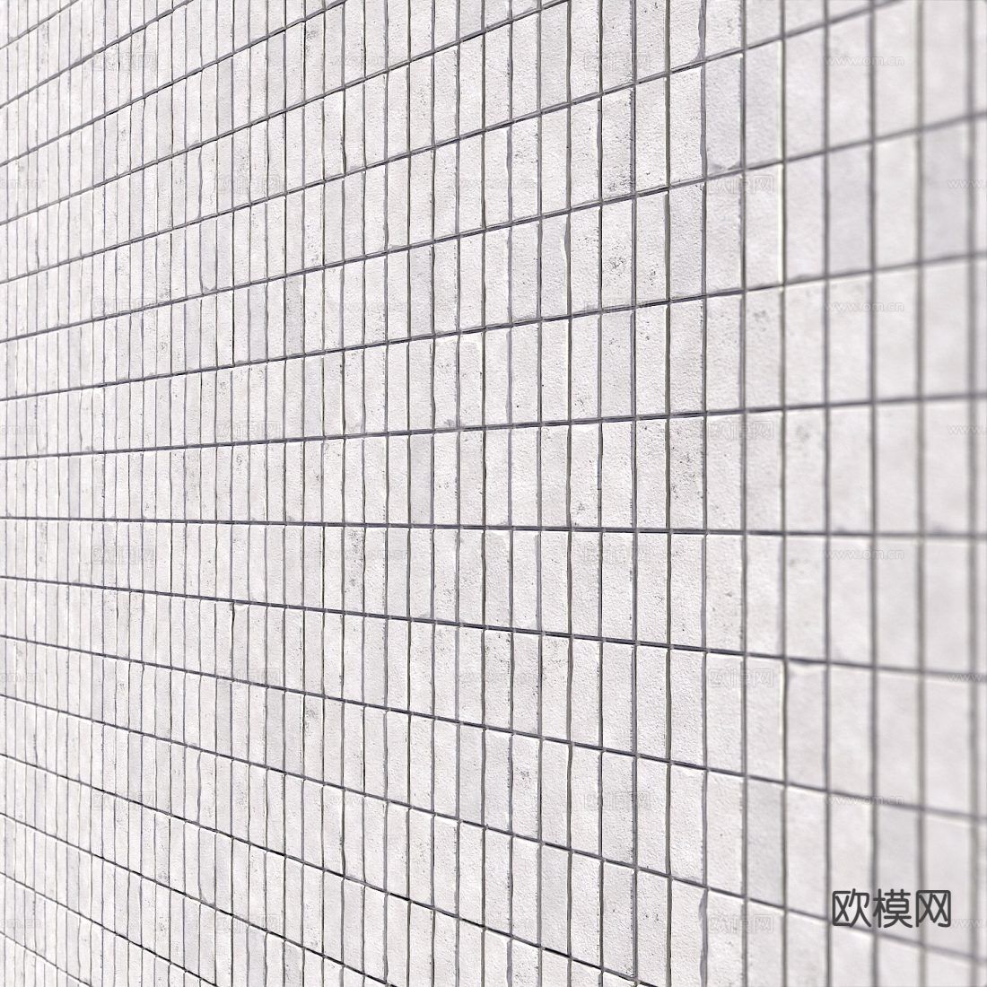 无缝PBR 复古瓷砖 墙砖 文化砖3d模型下载（渲染图3）