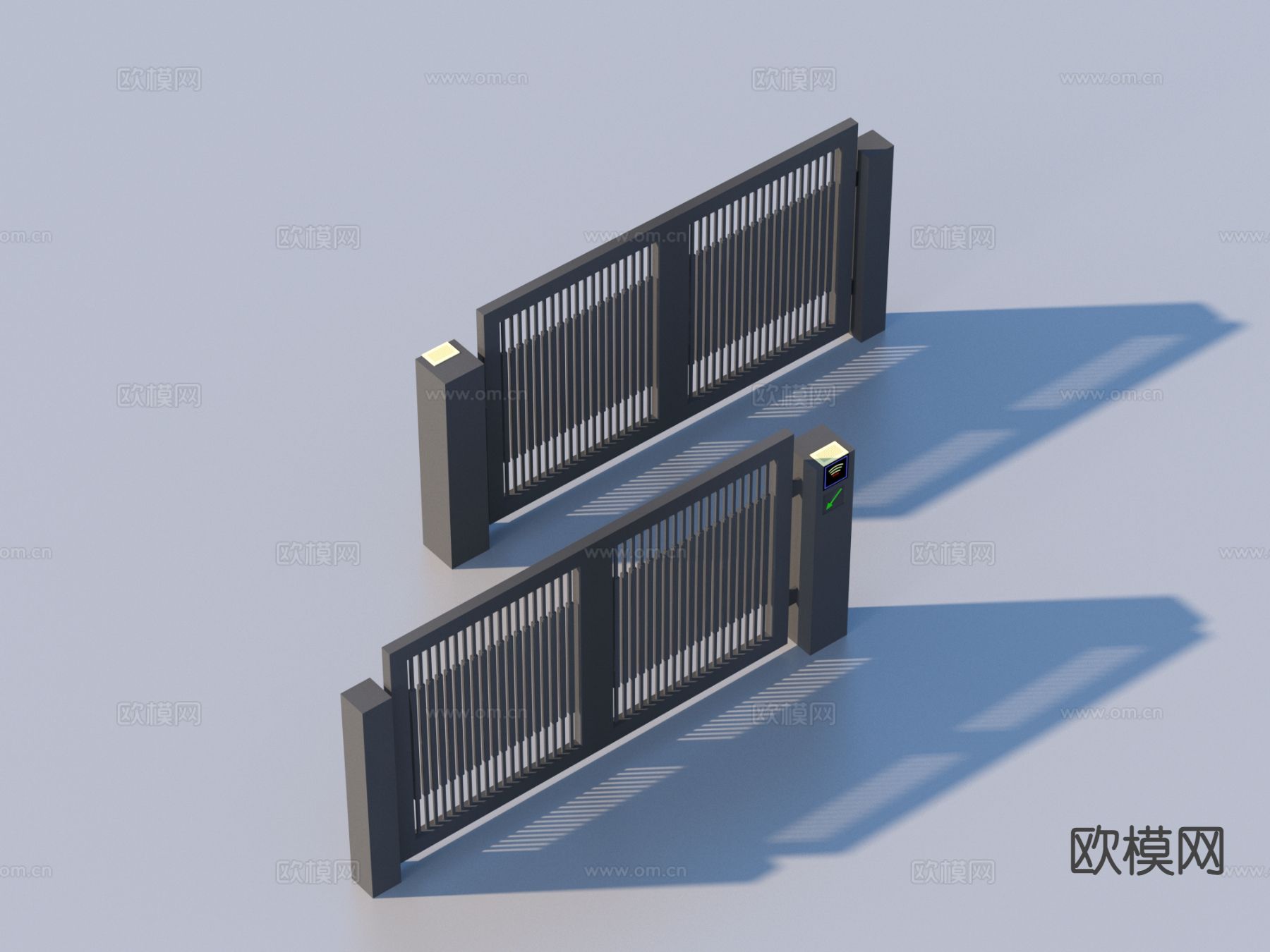 安检门 门禁 闸机3d模型