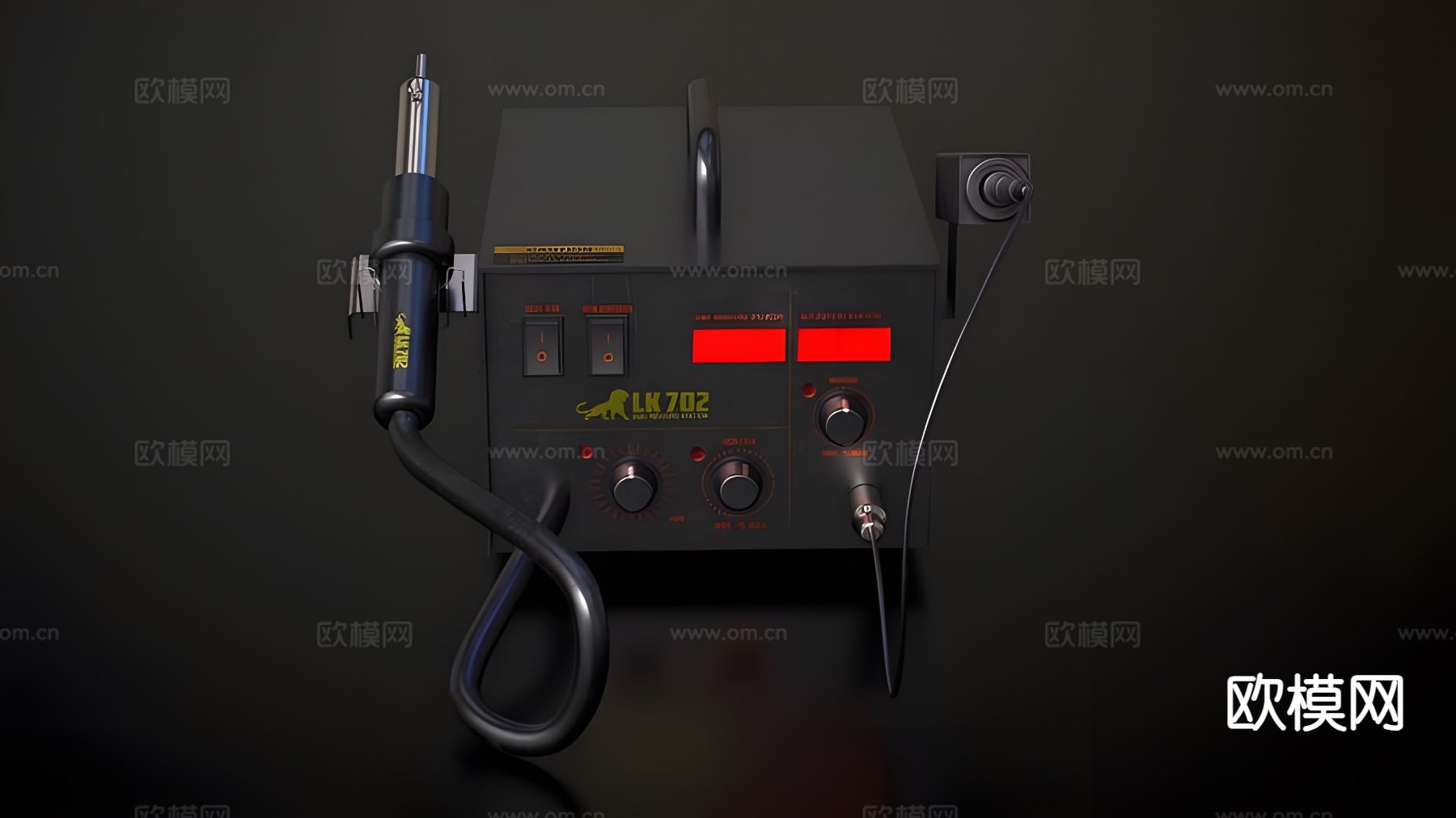 现代焊台3d模型下载（渲染图2）