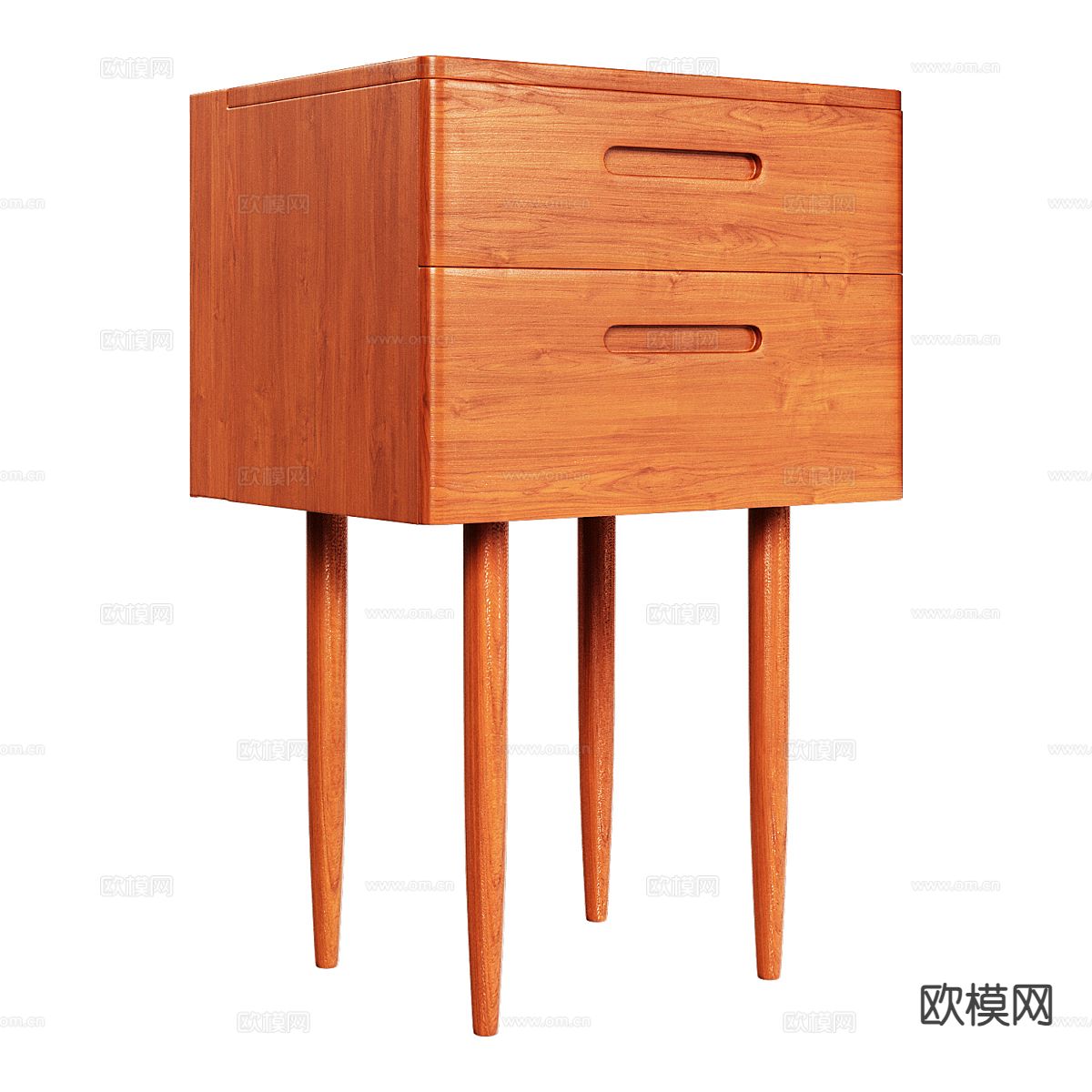 北欧床头柜3d模型下载