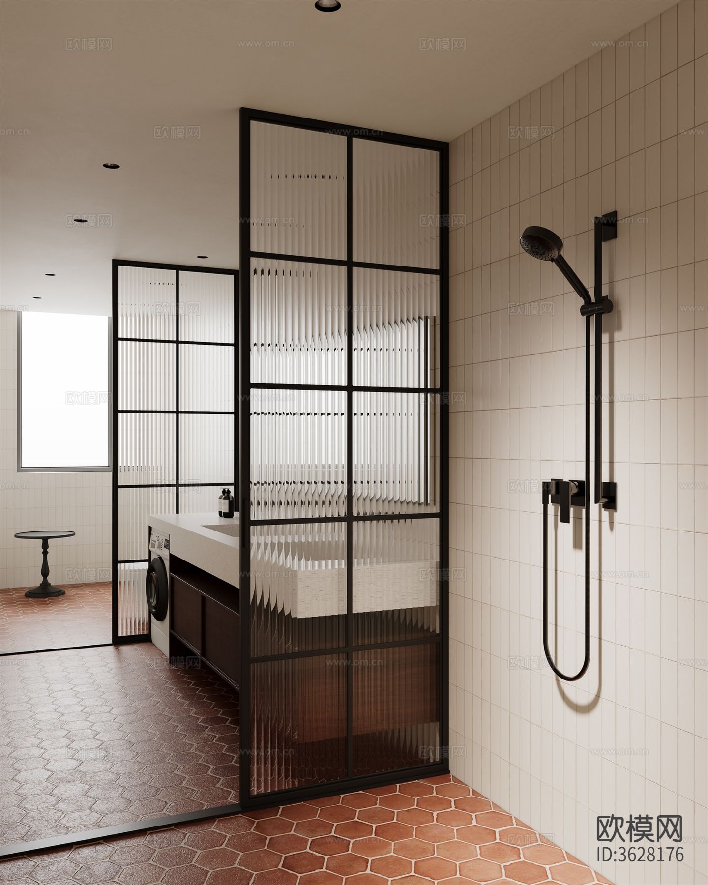 中古风客餐厅效果图下载（渲染图9）