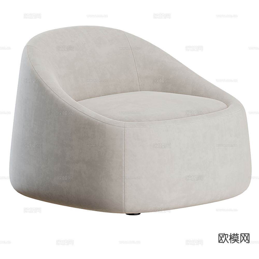 现代单人沙发 休闲沙发3d模型下载