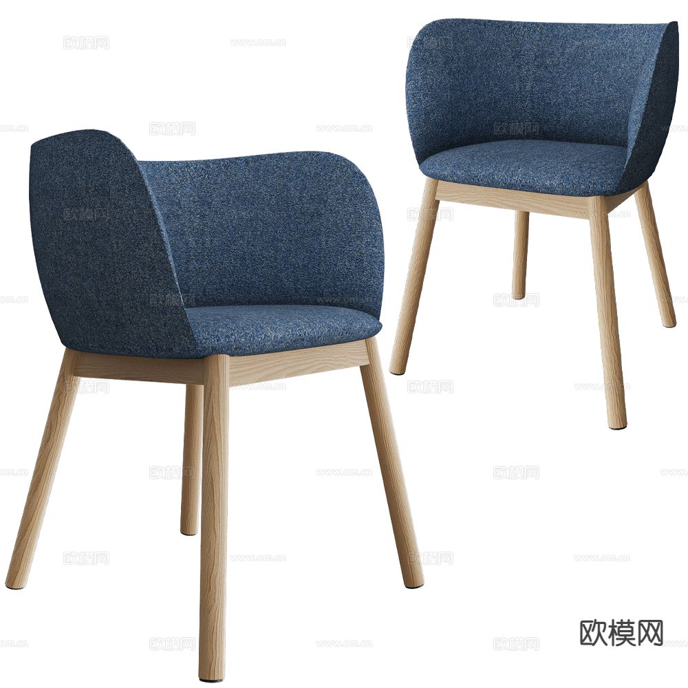 Chairs & More 北欧椅子 餐椅3d模型