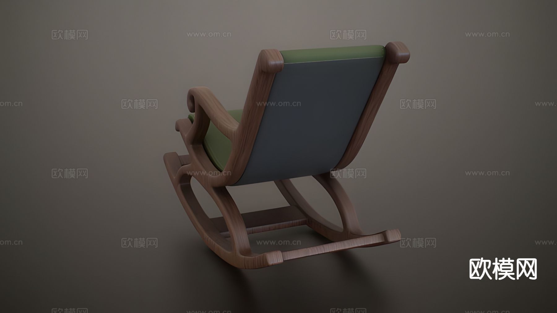 侘寂椅子 休闲椅 摇椅3d模型