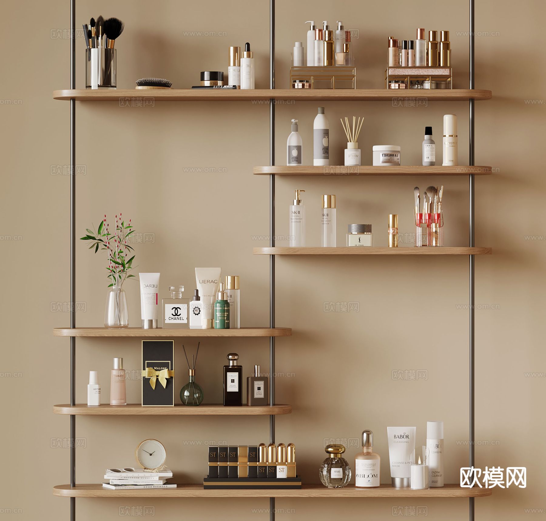 化妆品 护肤品 洗漱用品su模型下载（渲染图2）