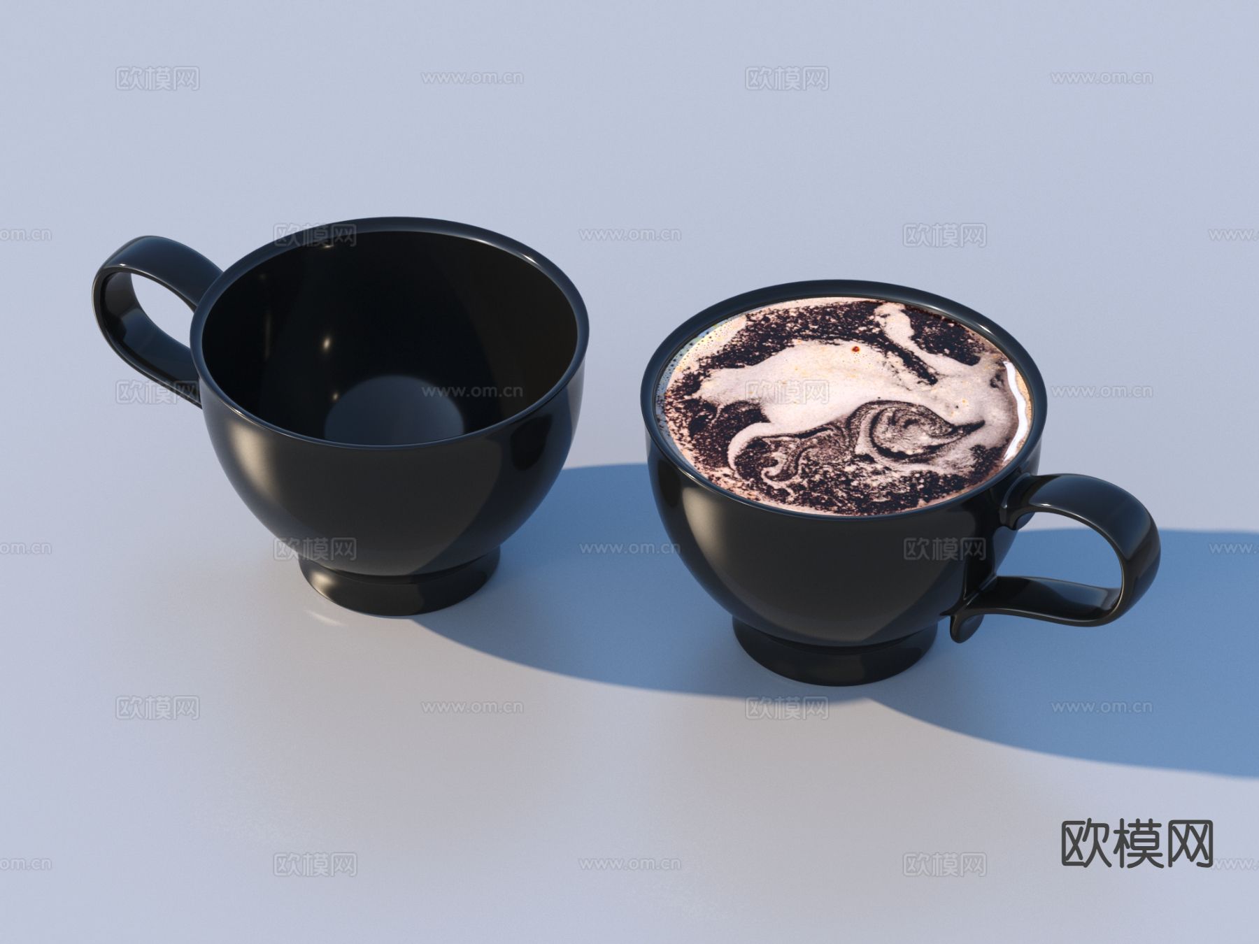 杯子 咖啡杯3d模型