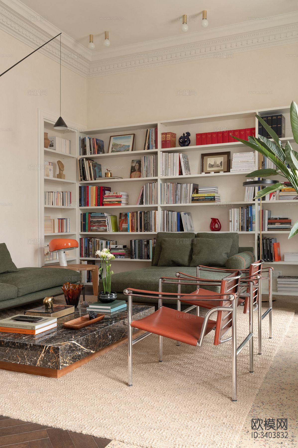 法式混搭风公寓装修效果图下载（渲染图18）