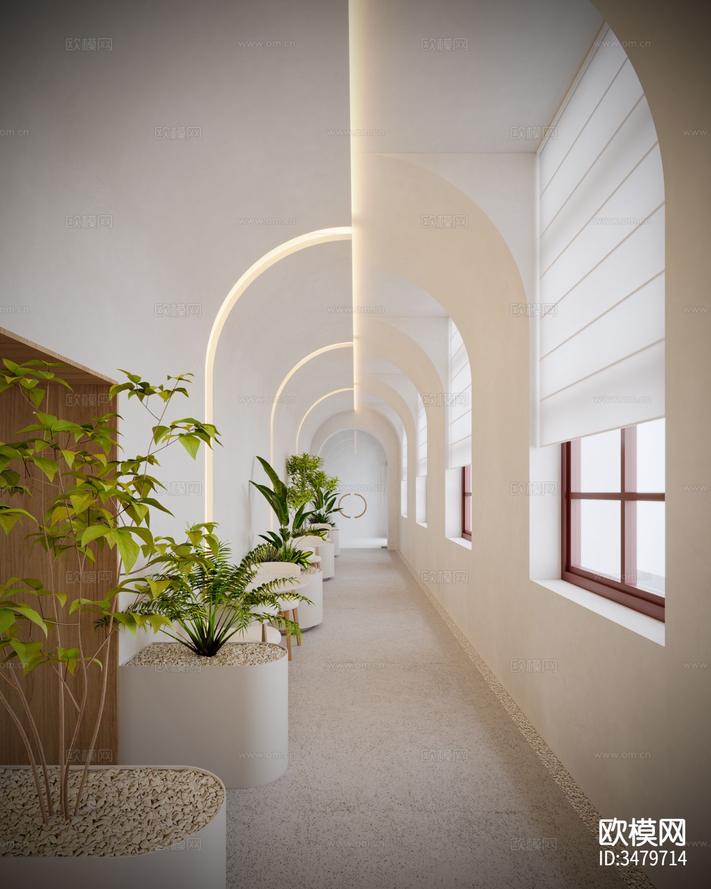 猫咪咖馆厅装修效果图下载（渲染图3）