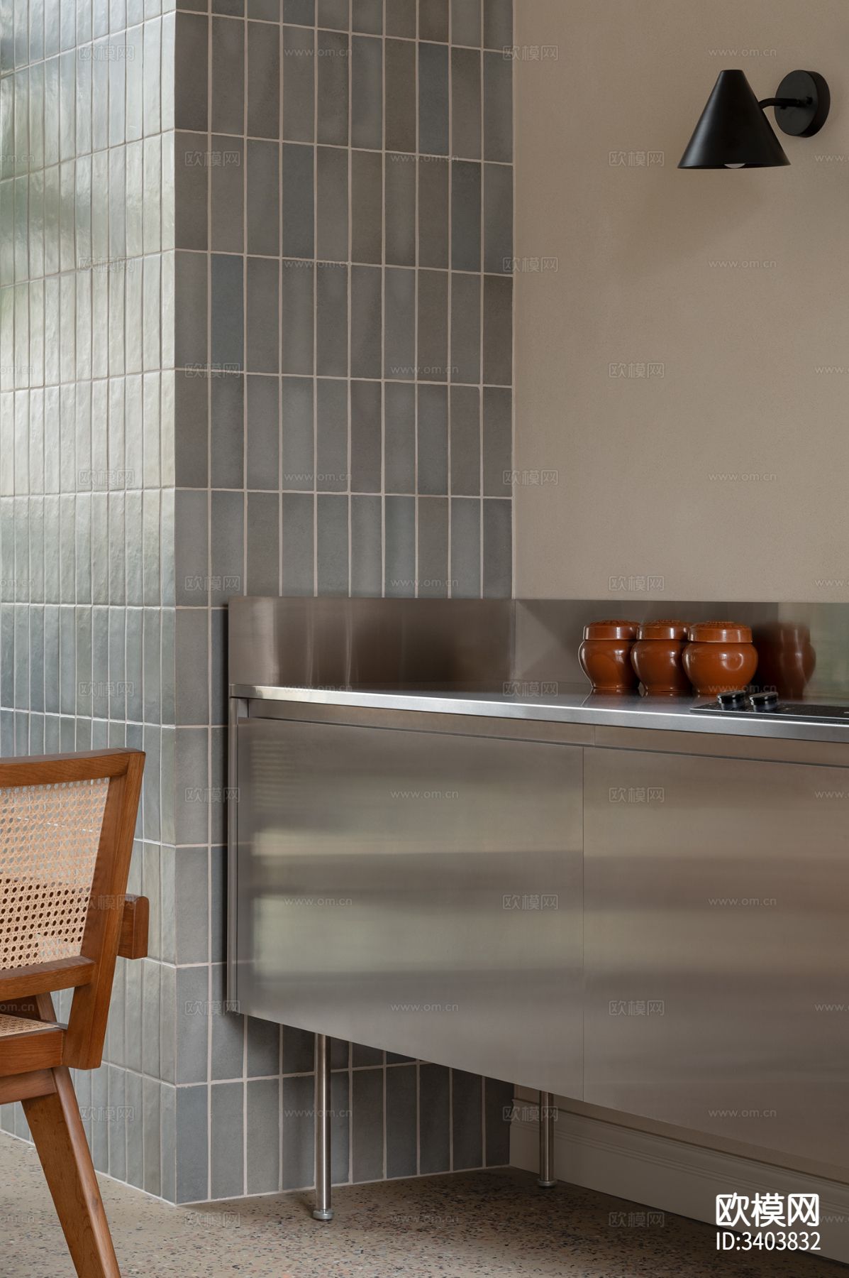 法式混搭风公寓装修效果图下载（渲染图4）