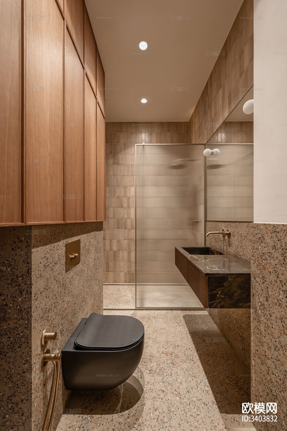 法式混搭风公寓装修效果图下载（渲染图20）