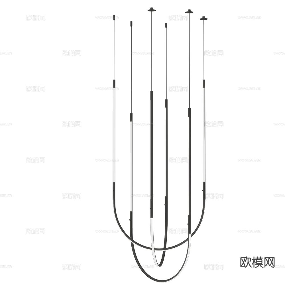 LedsC4 酒店吊灯 大堂吊灯3d模型