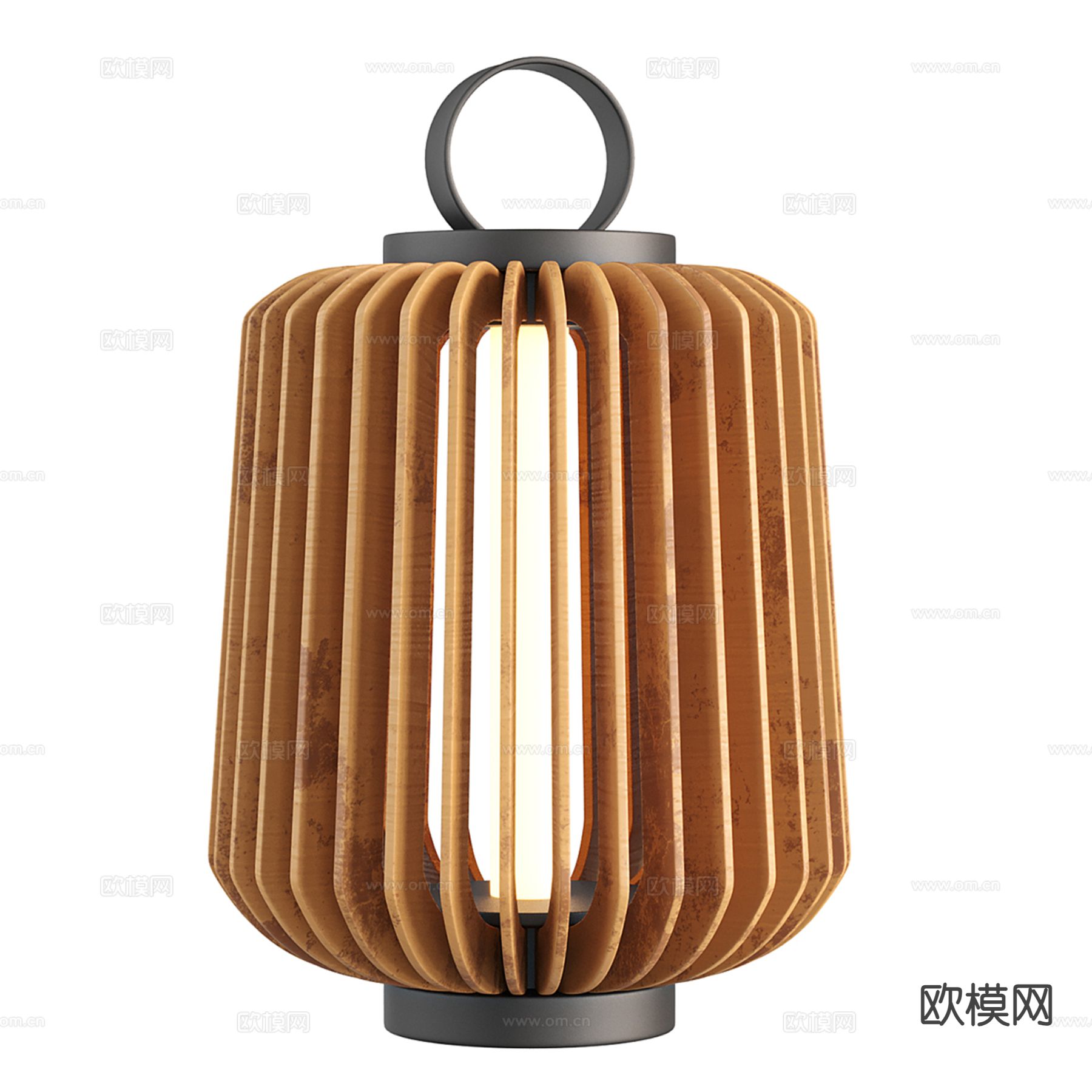 侘寂户外地灯 草坪灯3d模型下载（渲染图3）