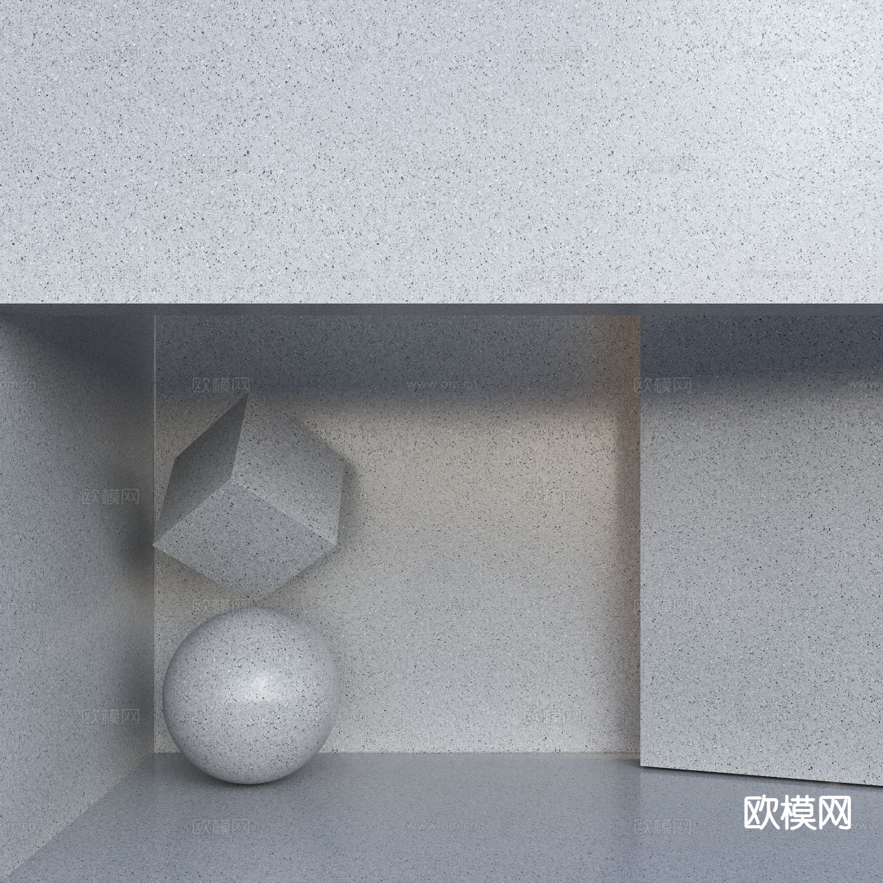 石头 石材 水磨石3d模型