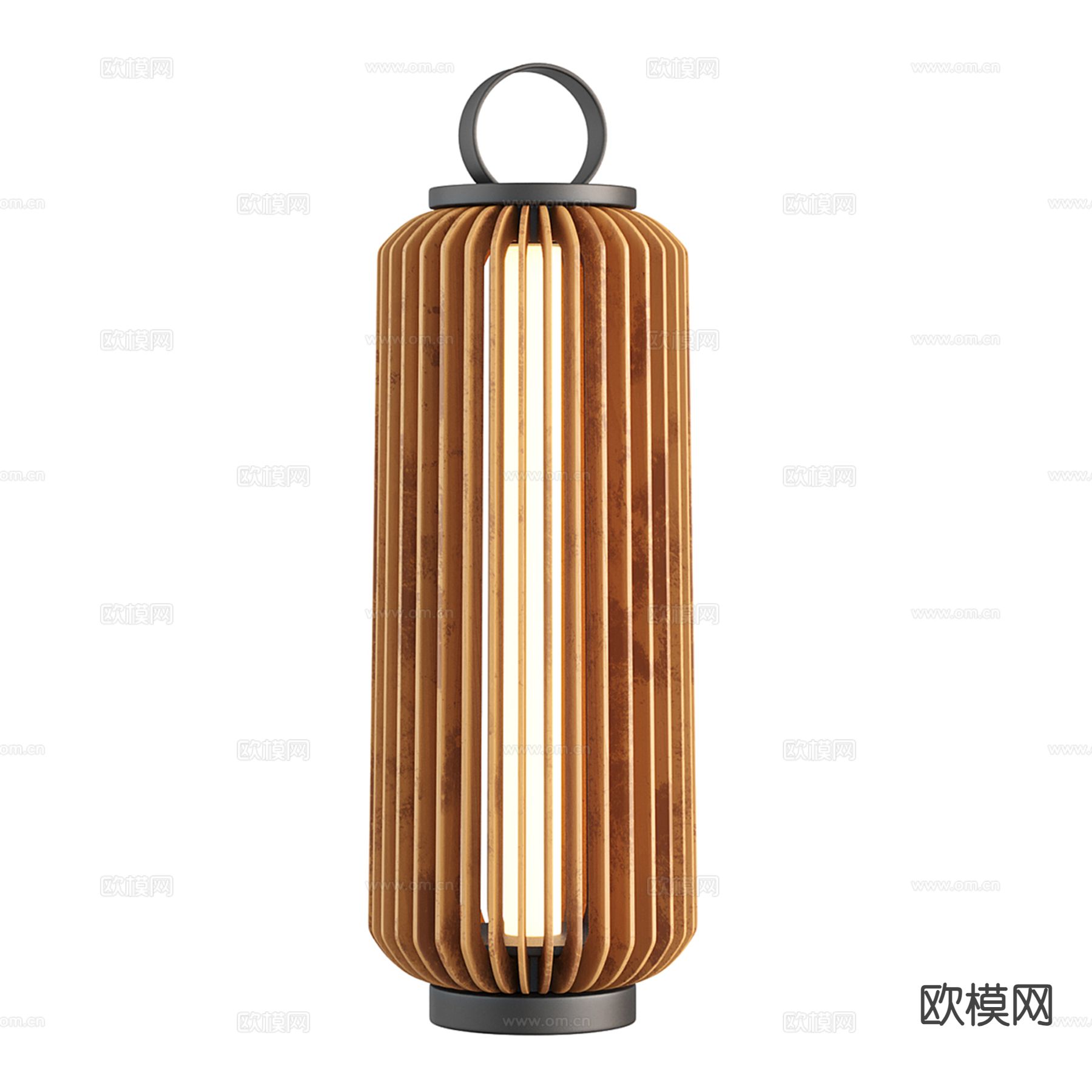 侘寂户外地灯 草坪灯3d模型下载（渲染图2）