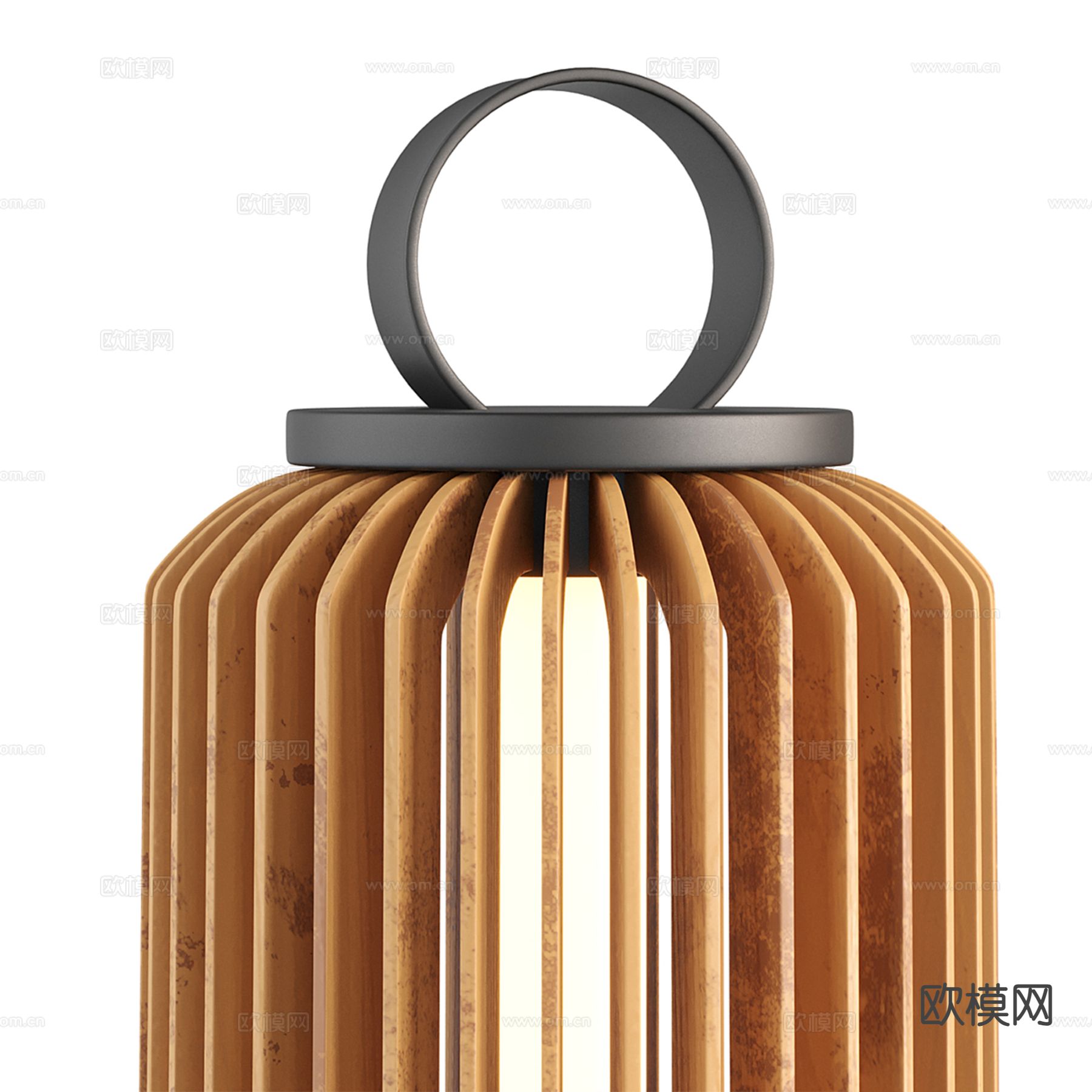 侘寂户外地灯 草坪灯3d模型下载（渲染图4）