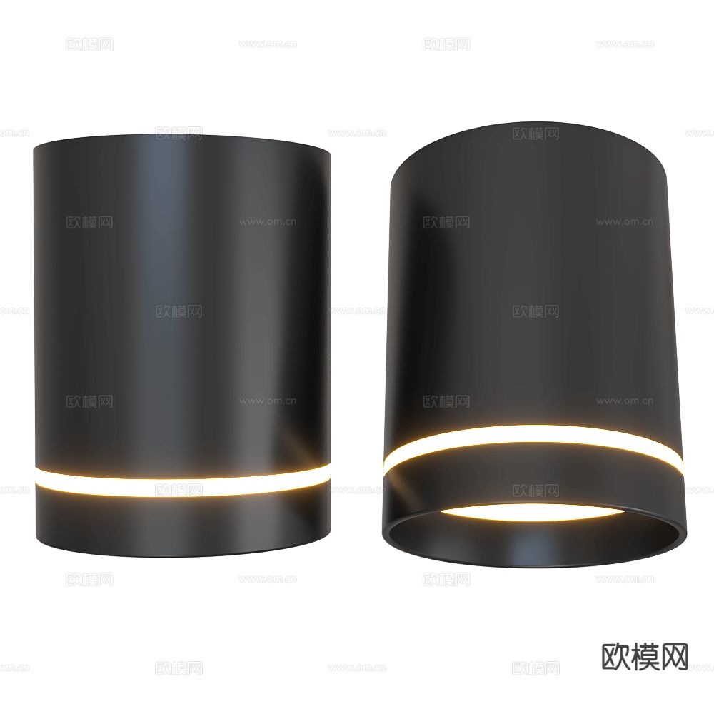 Candellux 明装筒灯 射灯3d模型