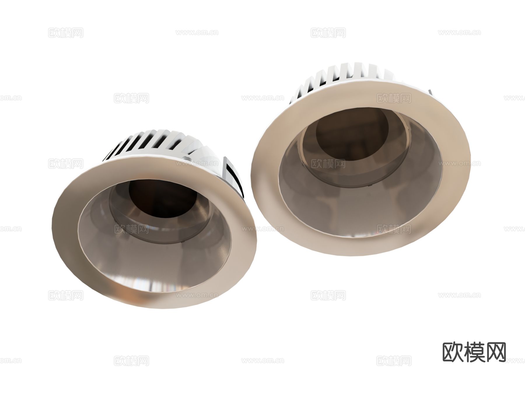 筒灯射灯su模型下载（渲染图2）